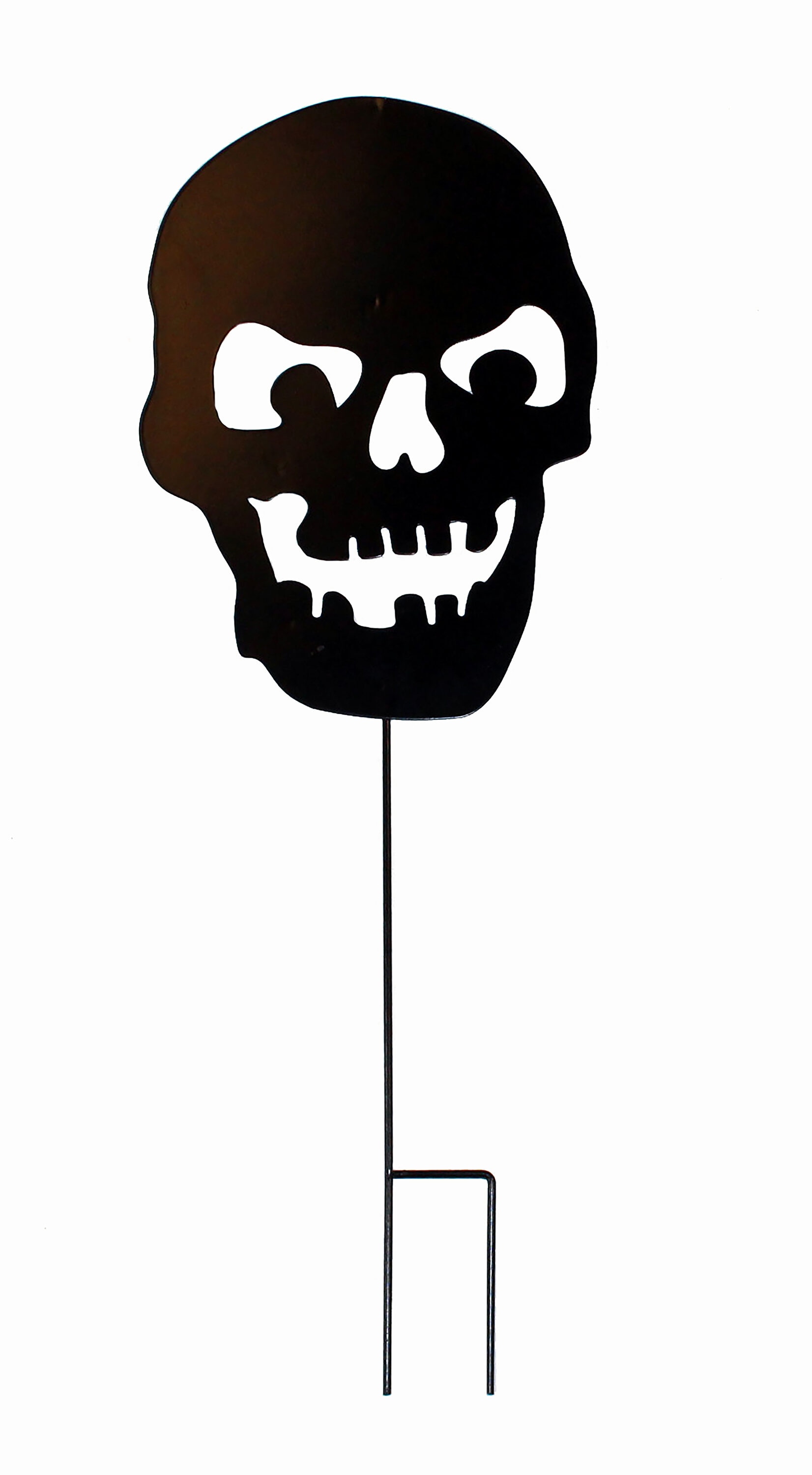 Worth Imports 8440BL 2-ft Yard stake Skull Yard decoration 2 -Pack