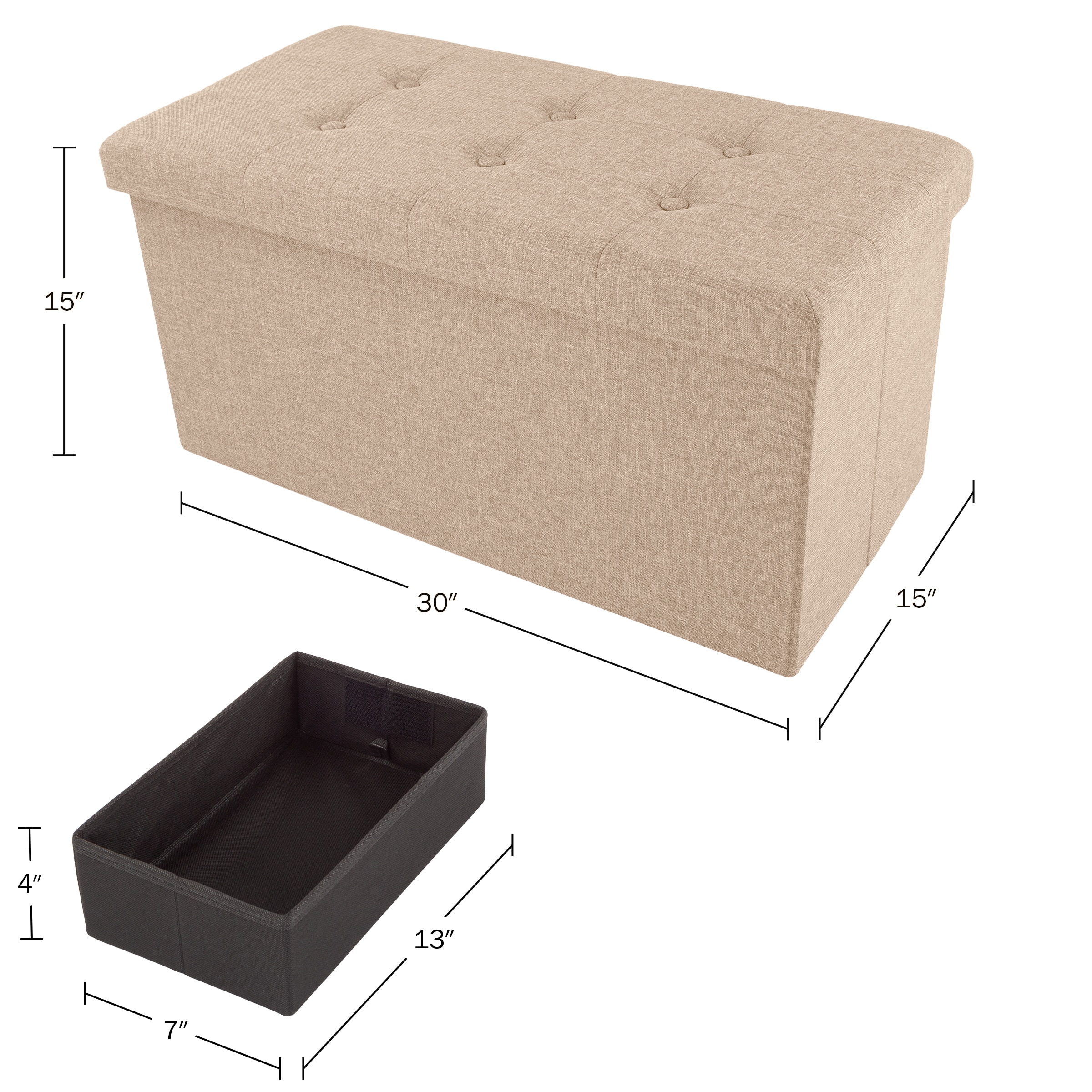 Hastings Home 353384YMH Indoor-Ottomans - View #5