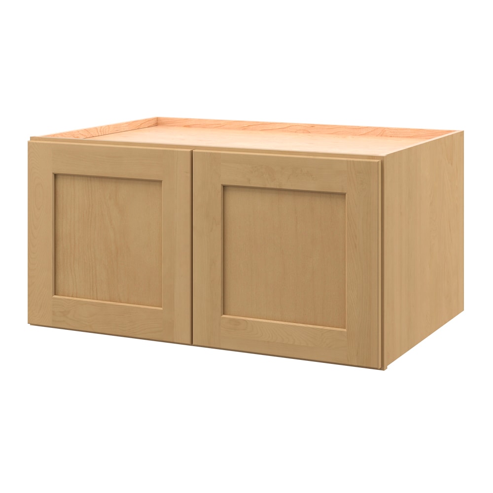 allen + roth 903IB Innsbrook 36-in W x 18-in H x 24-in D Rye Wall Fully assembled Cabinet (Flat Panel Shaker)