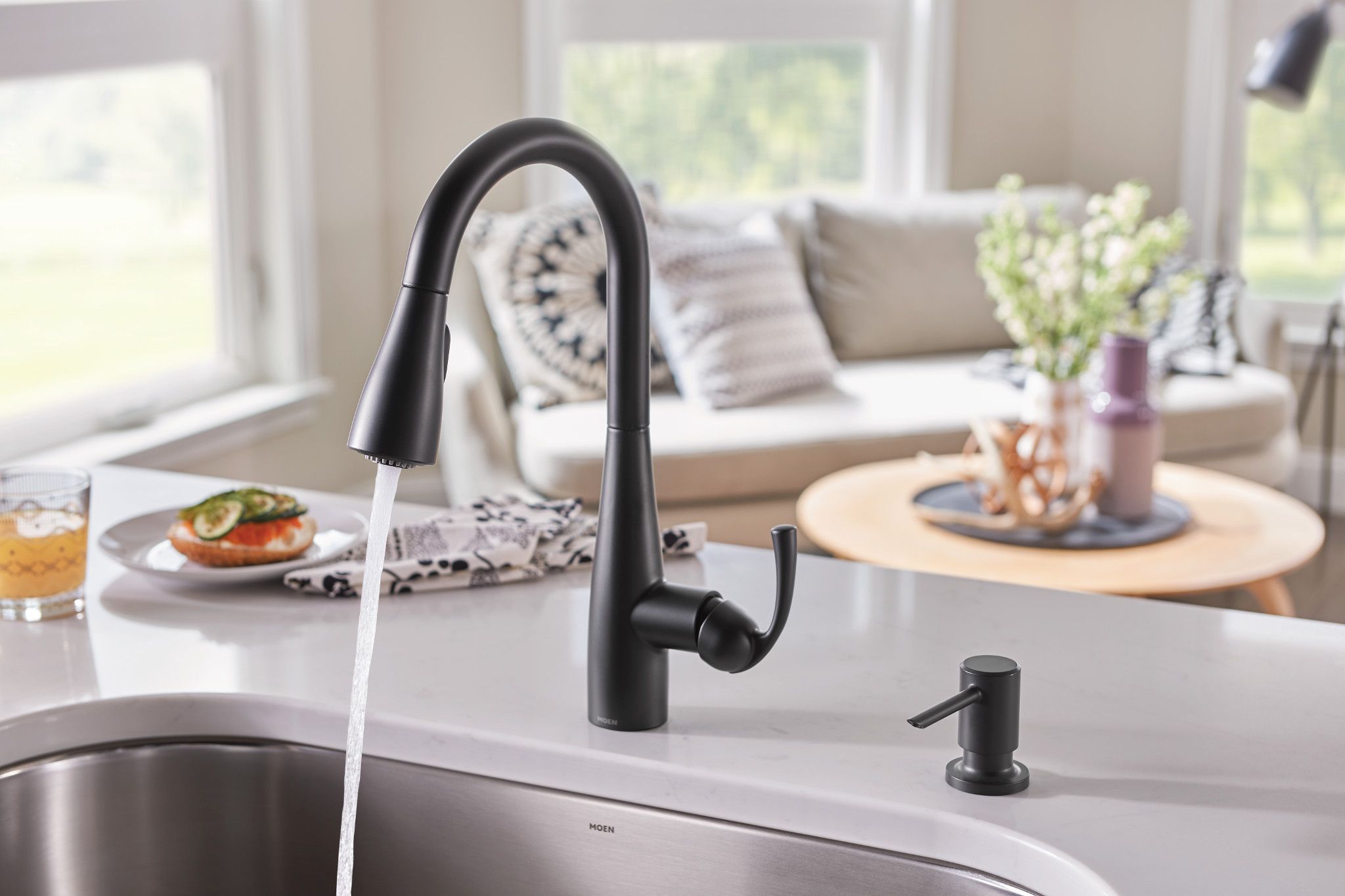 Moen 87014BL Kitchen-Faucets - View #12