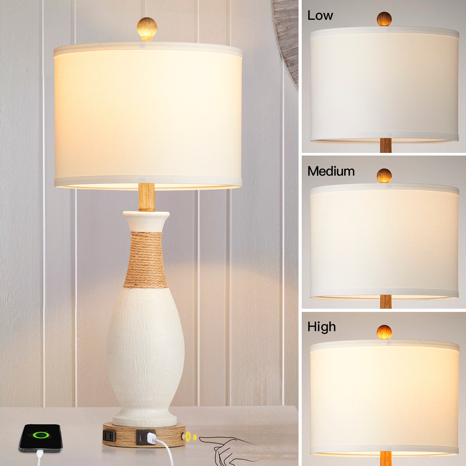 UrFurnishings TD-291 Table-Lamps - View #4