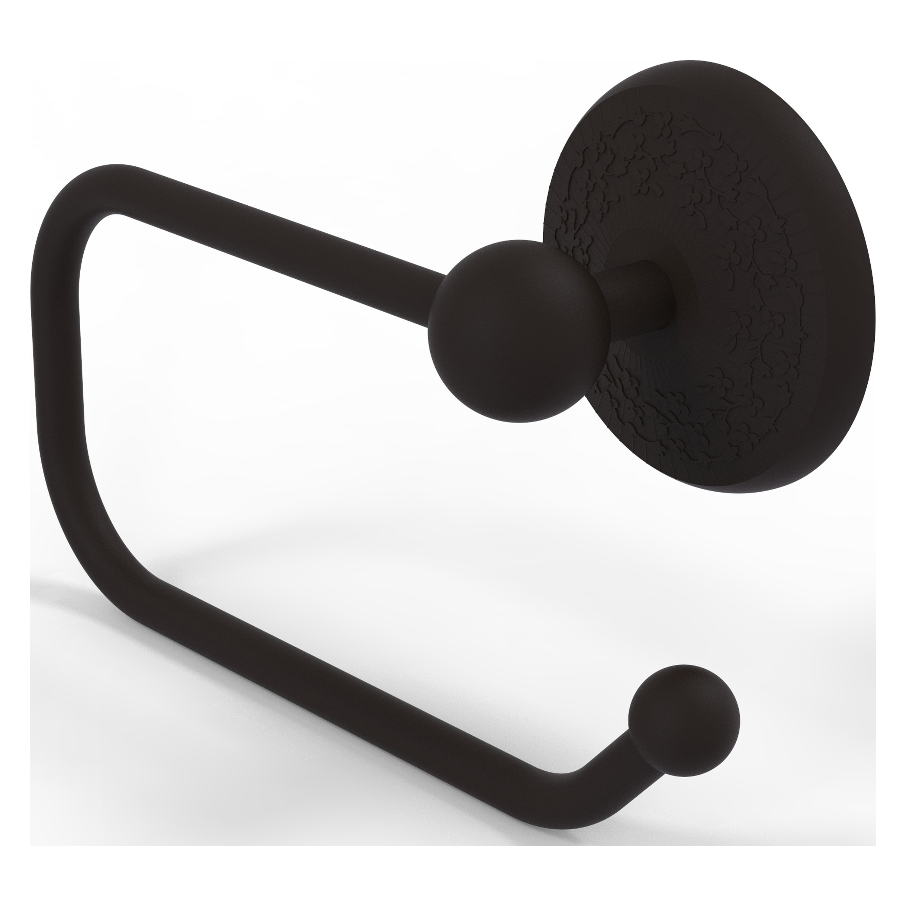 Allied Brass PMC-24E-ORB Prestige Monte Carlo Oil-rubbed Bronze Wall mount Single post Toilet Paper Holder 1 -Rolls with Storage