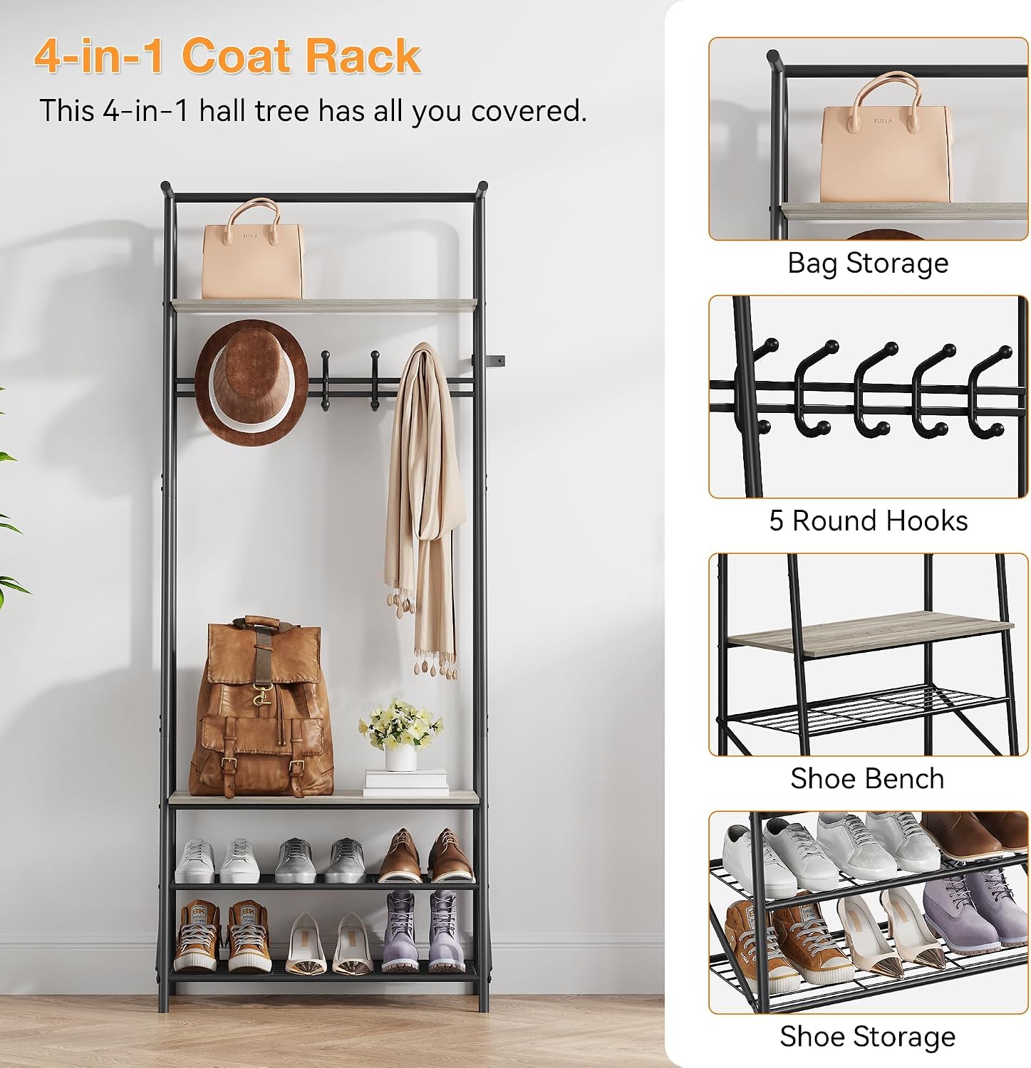 GarveeLife DA6006D1 Coatrack-Stands-Pedestals - View #2
