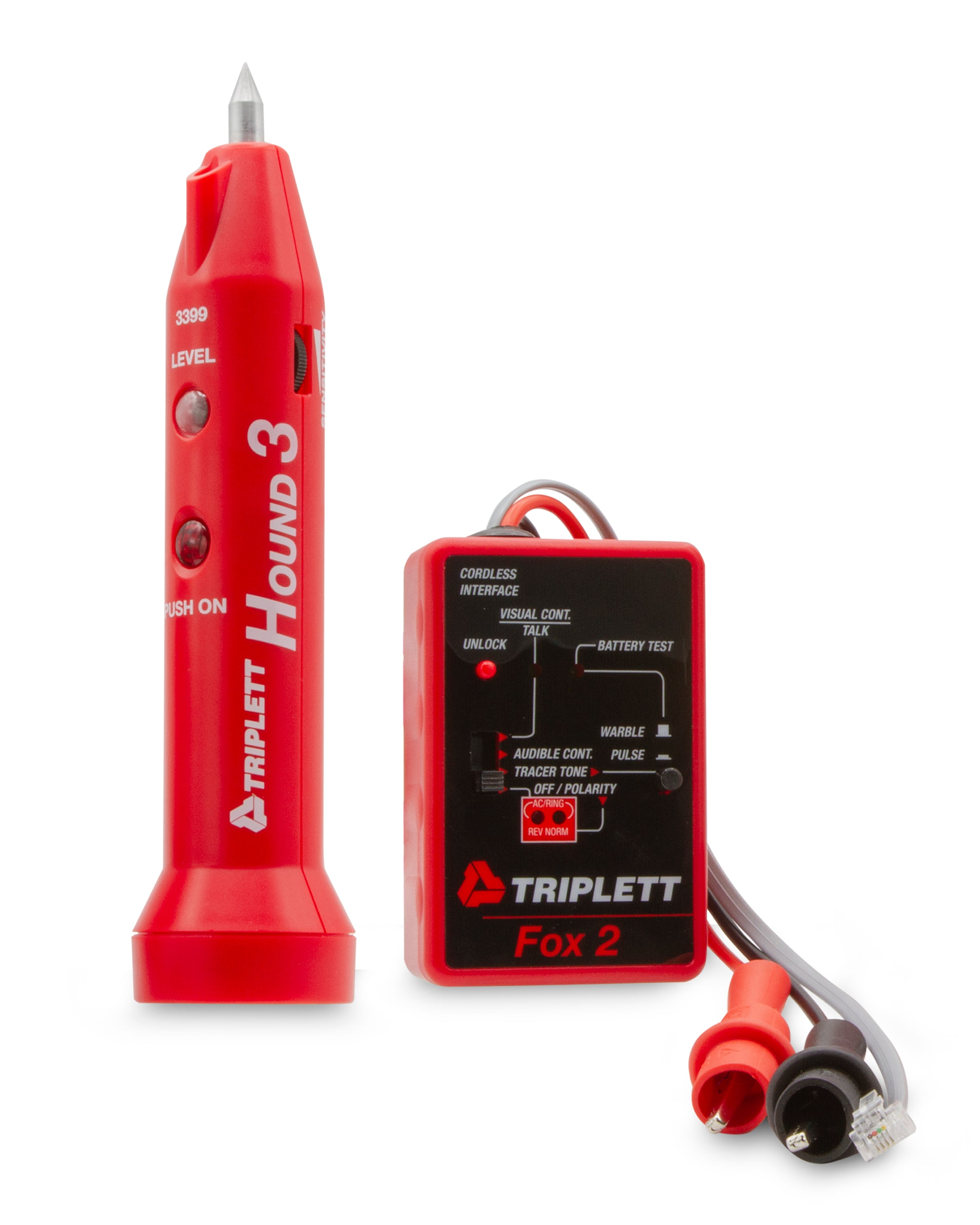 TRIPLETT 3399 Fox and Hound Analog Display Tone and probe kit Specialty meter