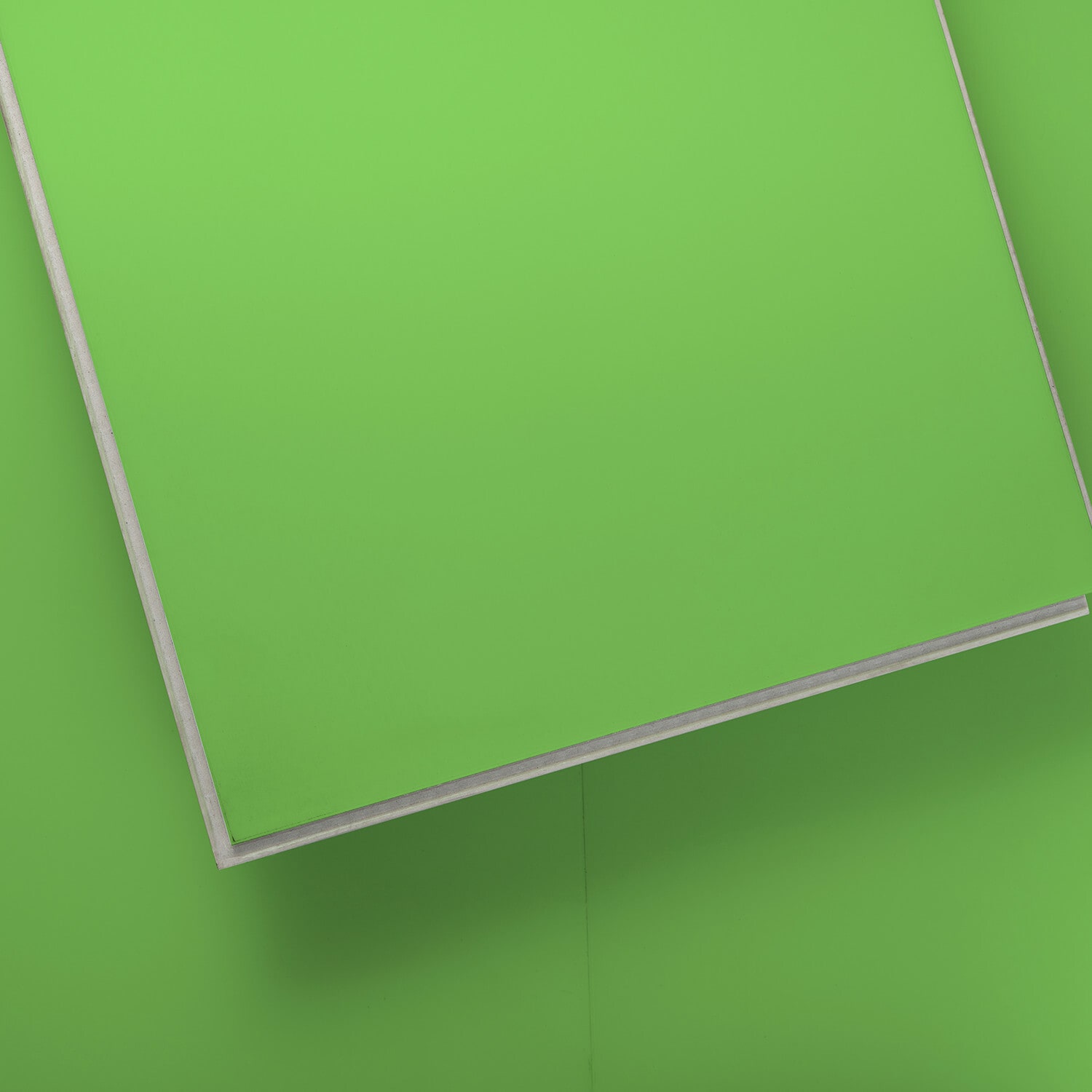 Lucida USA (Sample) MonoCore Matcha Green Solid 22-mil Interlocking Luxury Vinyl Plank