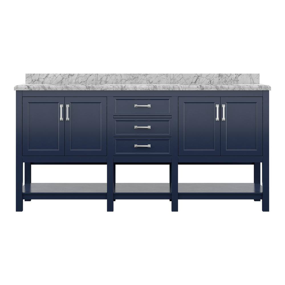 Design Element AF-72-BLU Bath-Vanity-Combo - View #2