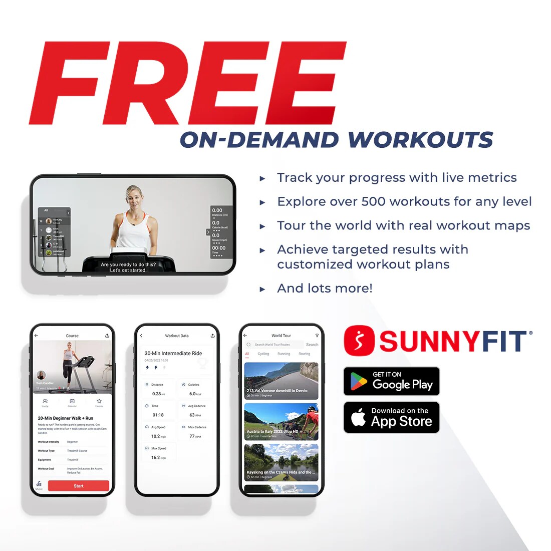 Sunny Health & Fitness SF-T722052 treadmills - View #4
