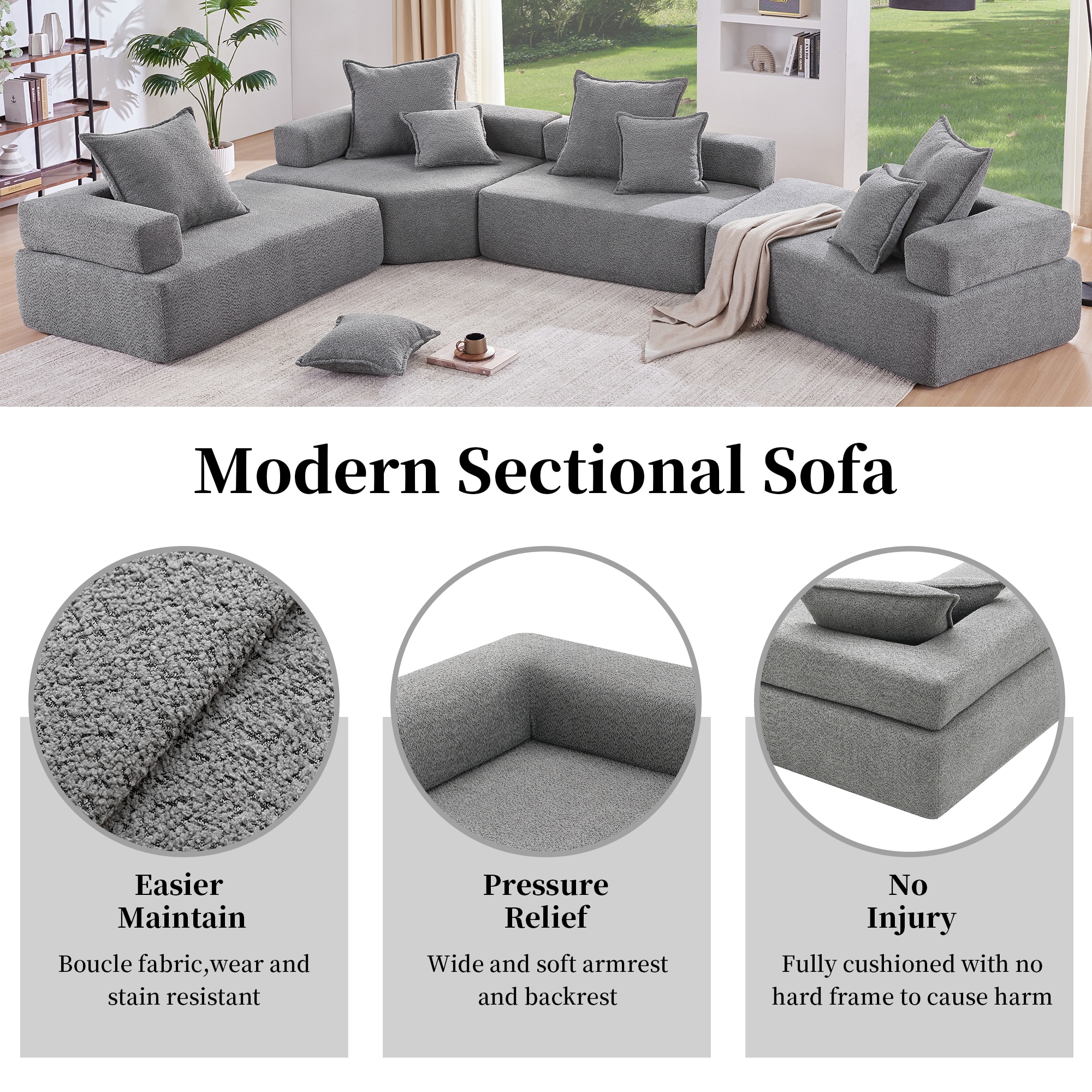 ModernLuxe N723S0290E Sofas-Loveseats - View #7