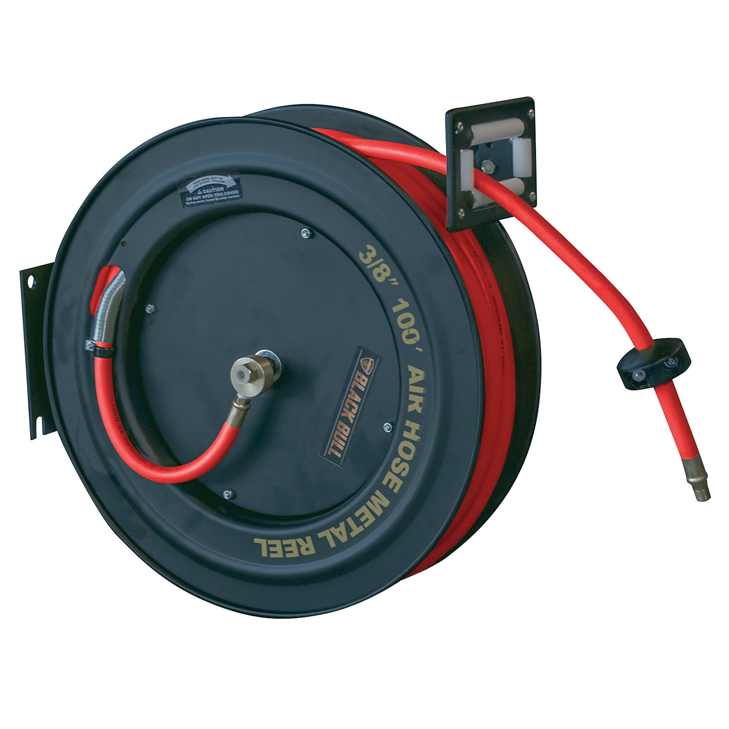 Black Bull 550641 100 Foot Retractable Air Hose Reel with Auto Rewind