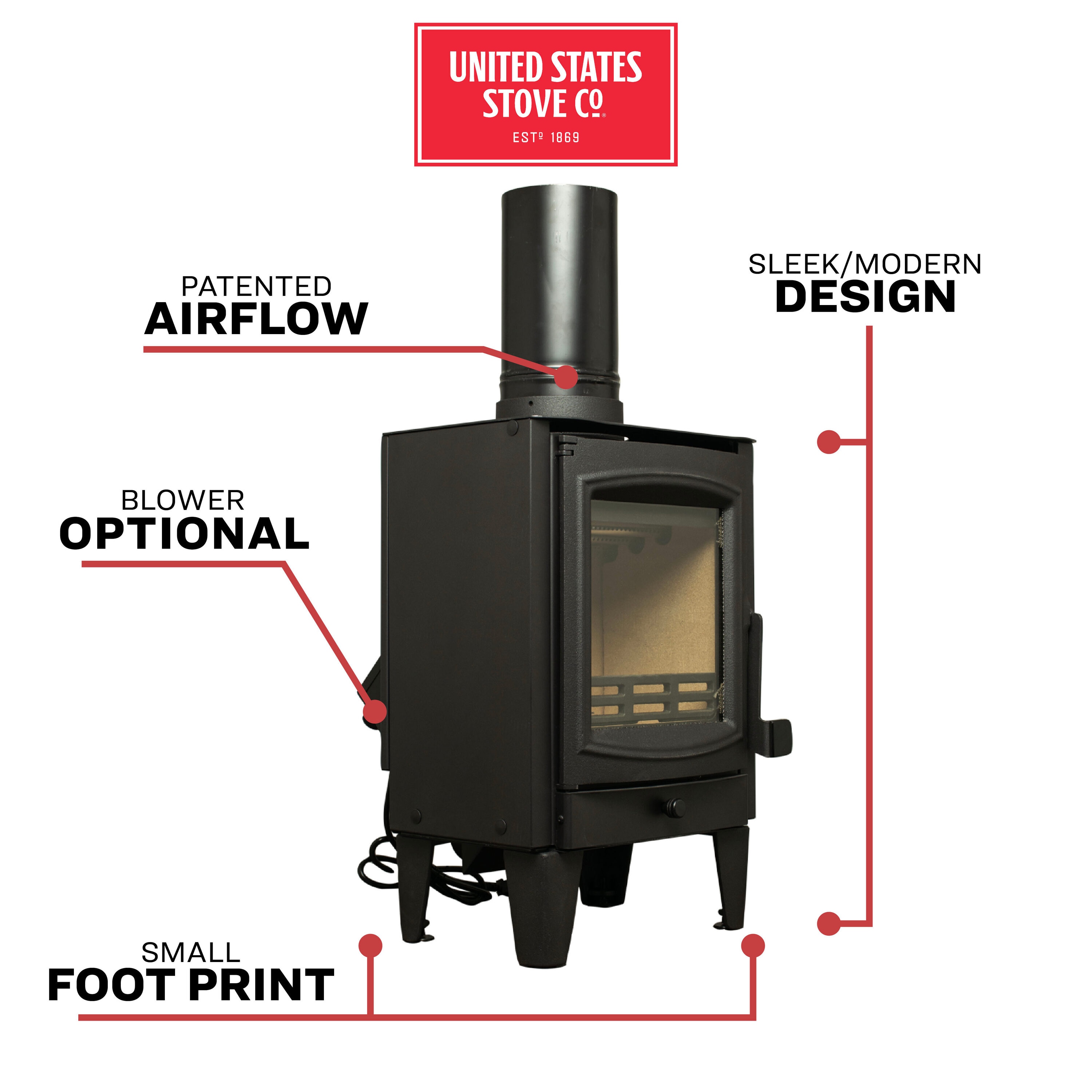 US Stove Company TH-100 Wood-Stoves-Wood-Furnaces - View #3