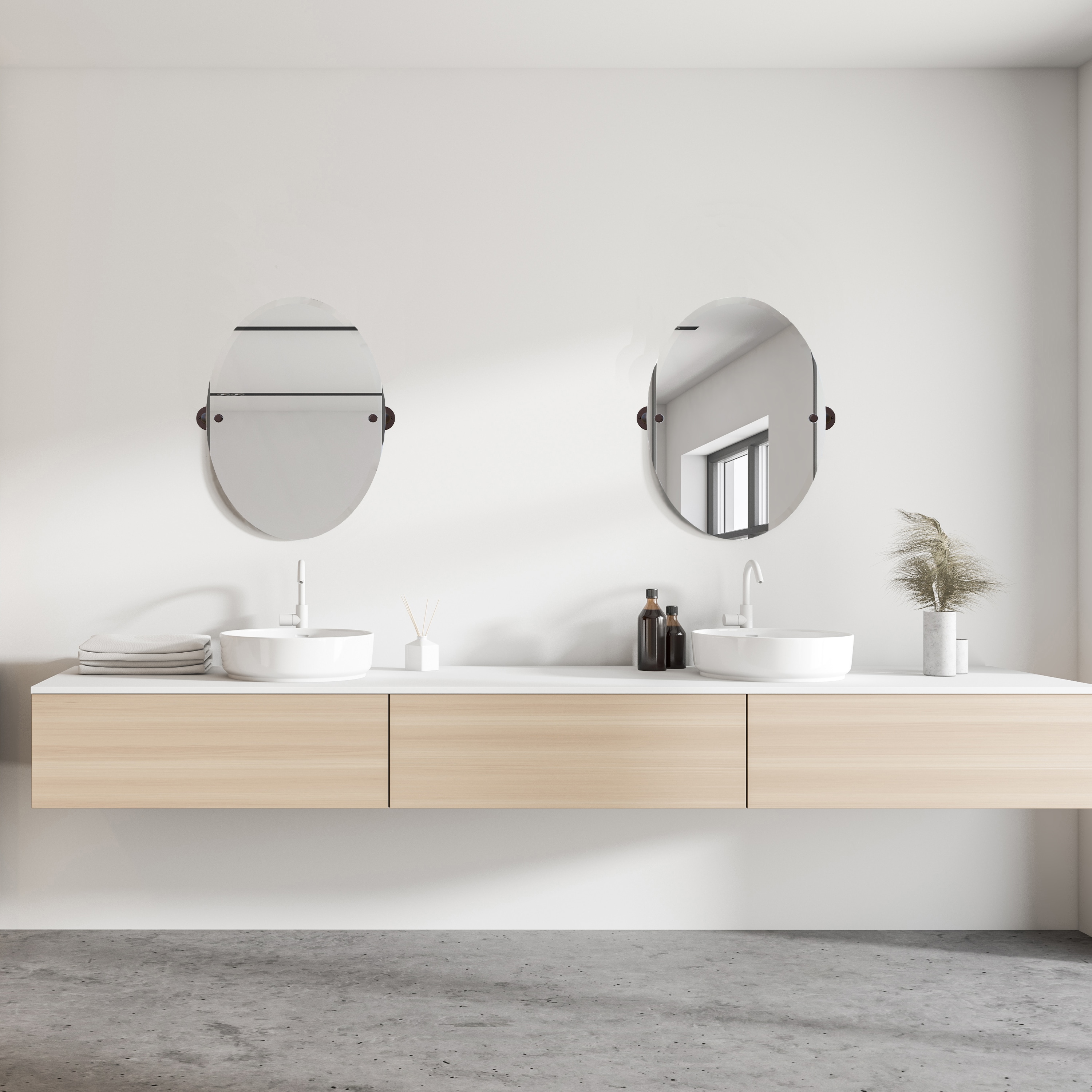 Allied Brass P-350-TM91-ORB Framed-Bath-Mirrors - View #3