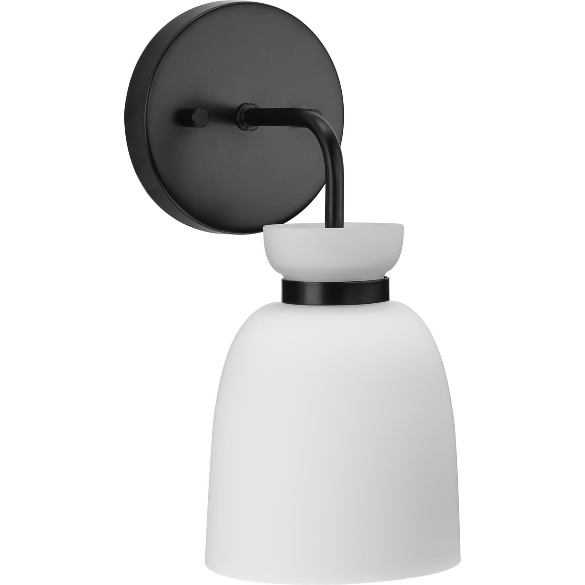 Progress Lighting P300484-31M Lexie 5.12-in 1 -Light Matte Black Modern/contemporary Vanity light