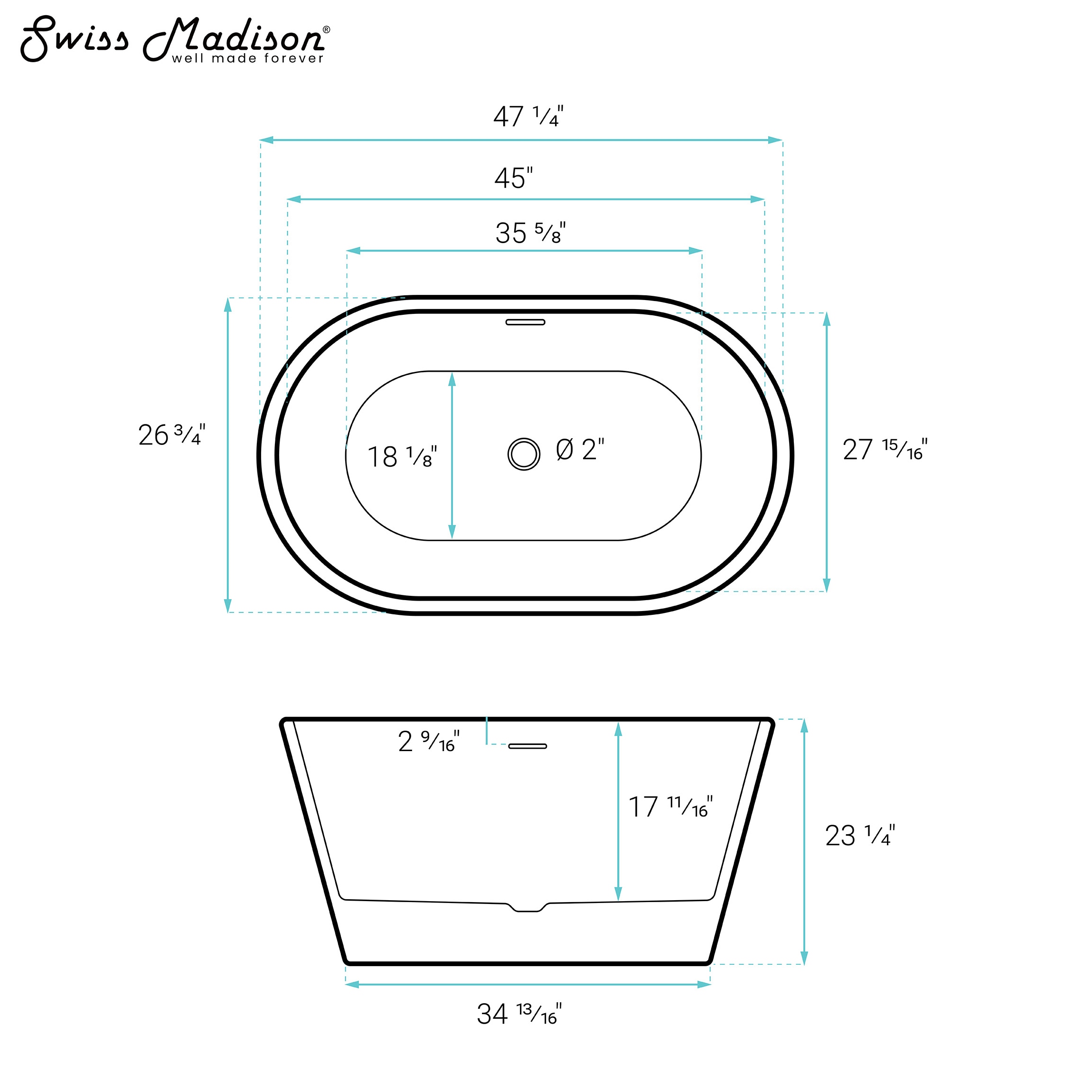 Swiss Madison SM-25-FBREI03WH bathtubs - View #8