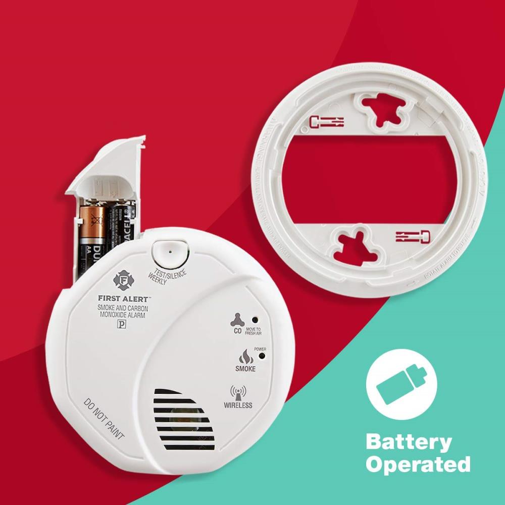 First Alert 2-in-1 Z-Wave Smoke Detector & Carbon Monoxide Alarm 1 Pack 