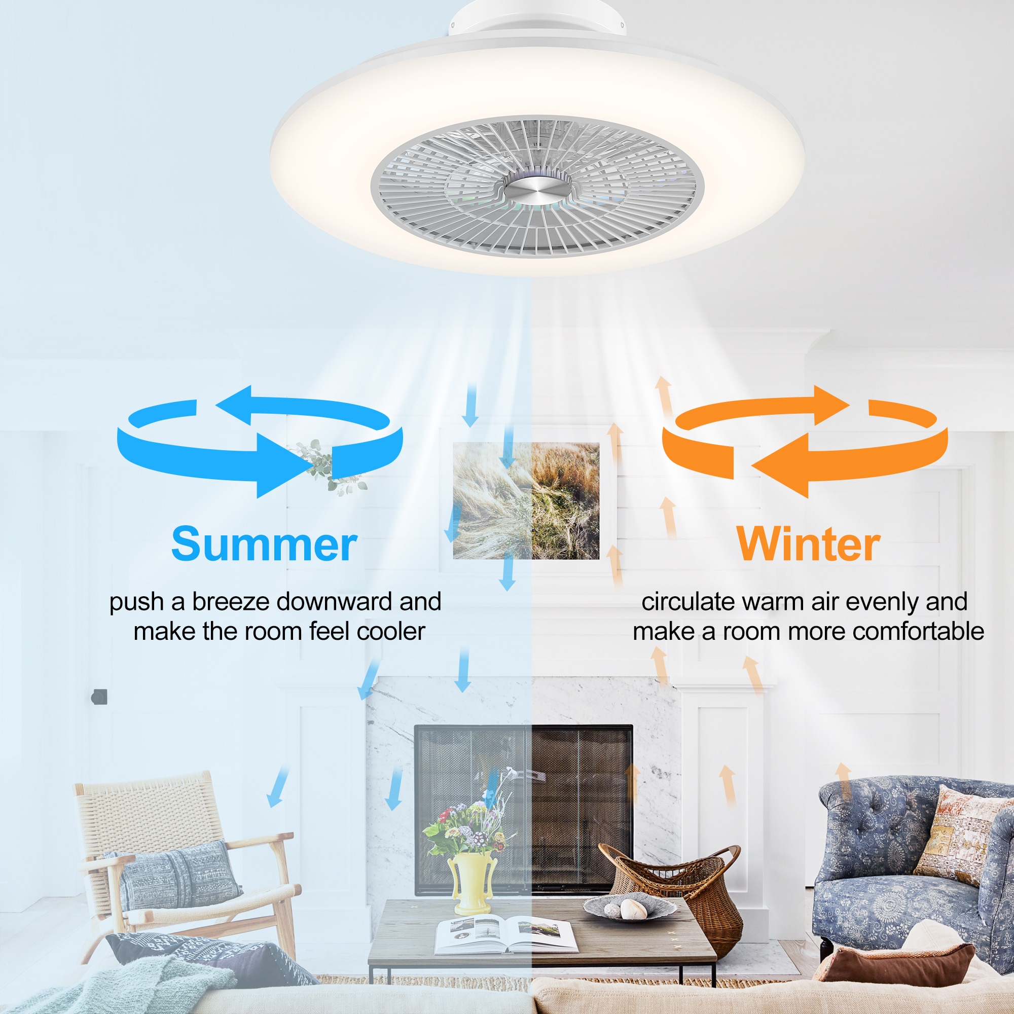 Breezary 32014-WH Ceiling-Fans - View #4