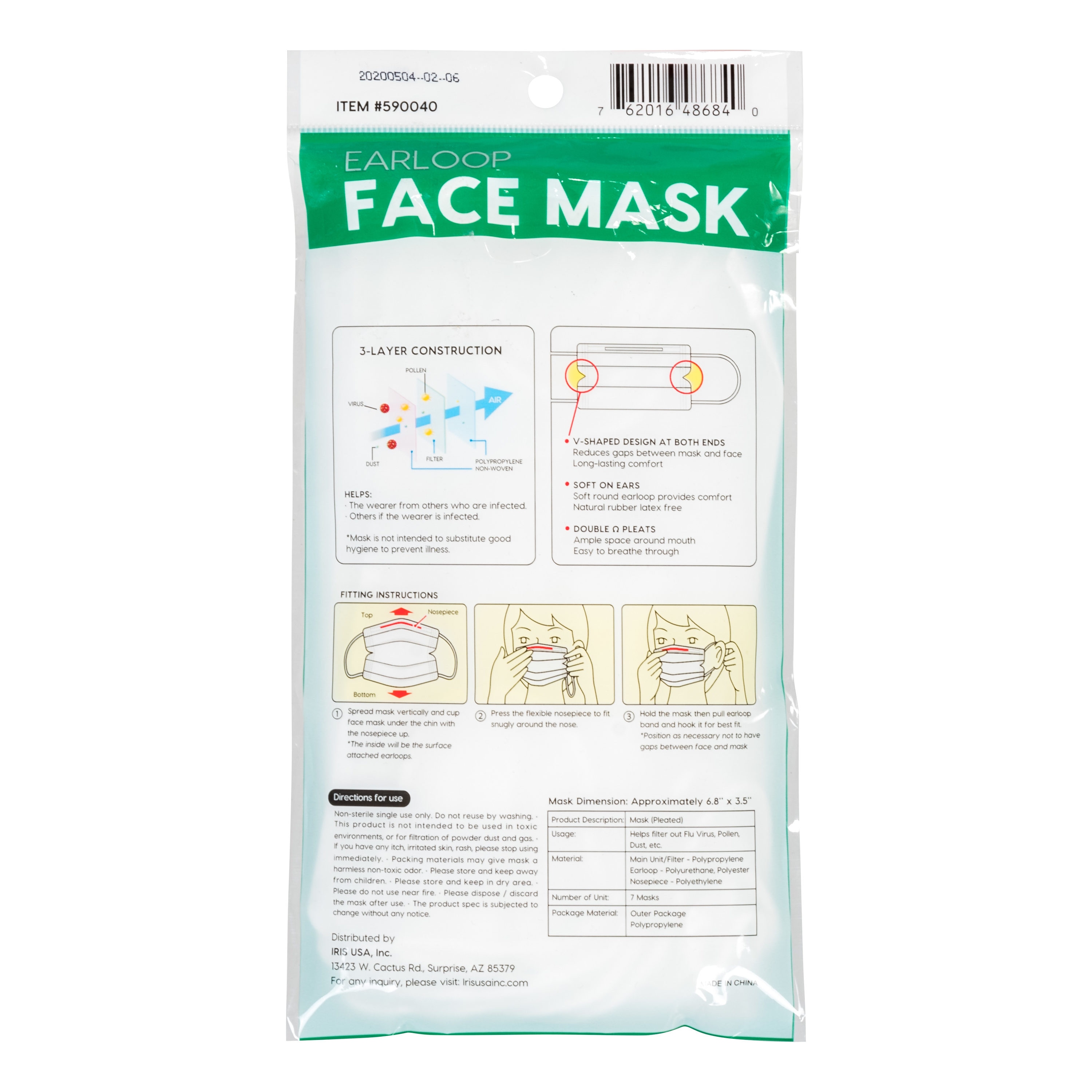 IRIS 590040 Face-Masks - View #8