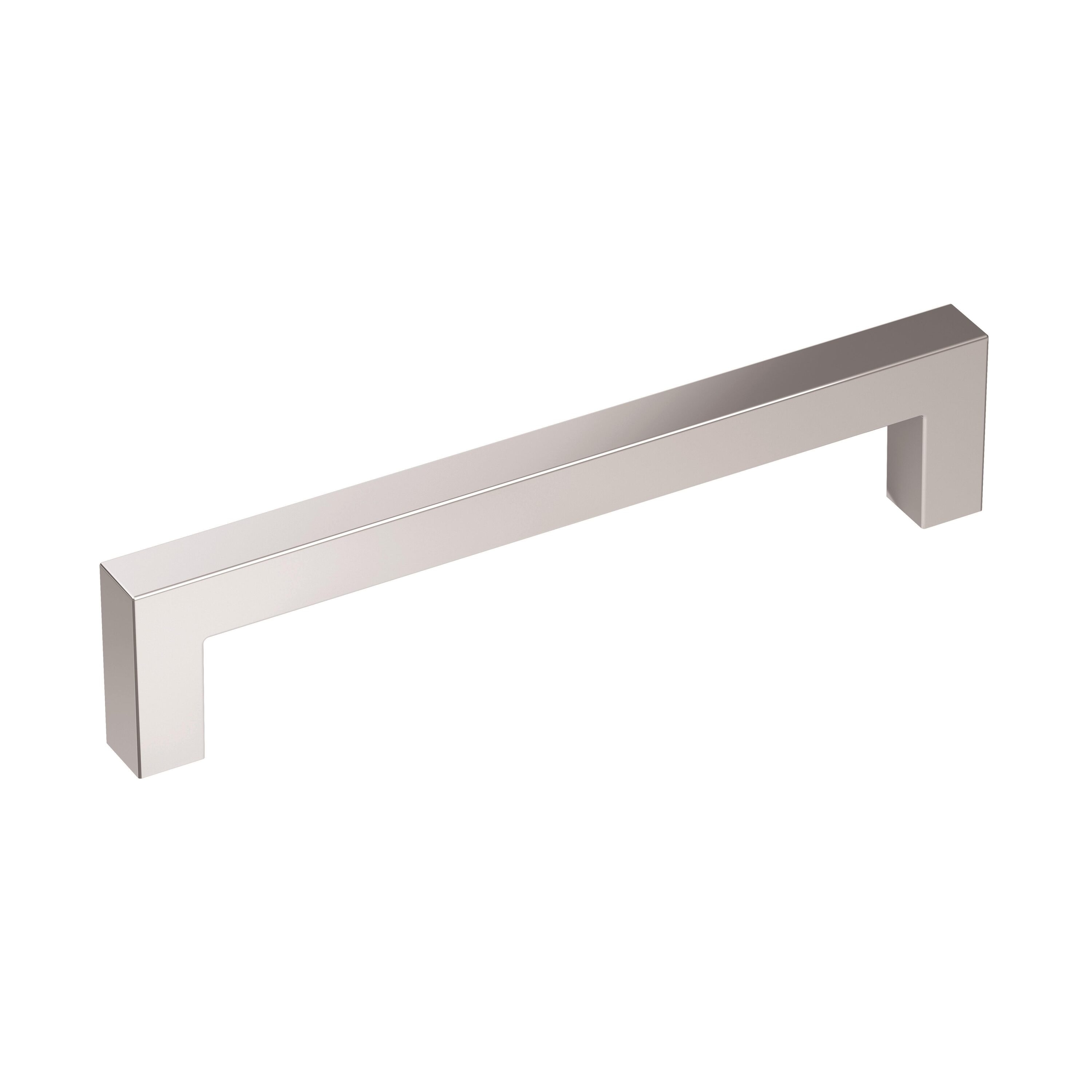 Amerock 10VMP3657126 Monument 5-1/16-in , 128mm Center to Center Polished Chrome Square Bar 10 -Pack