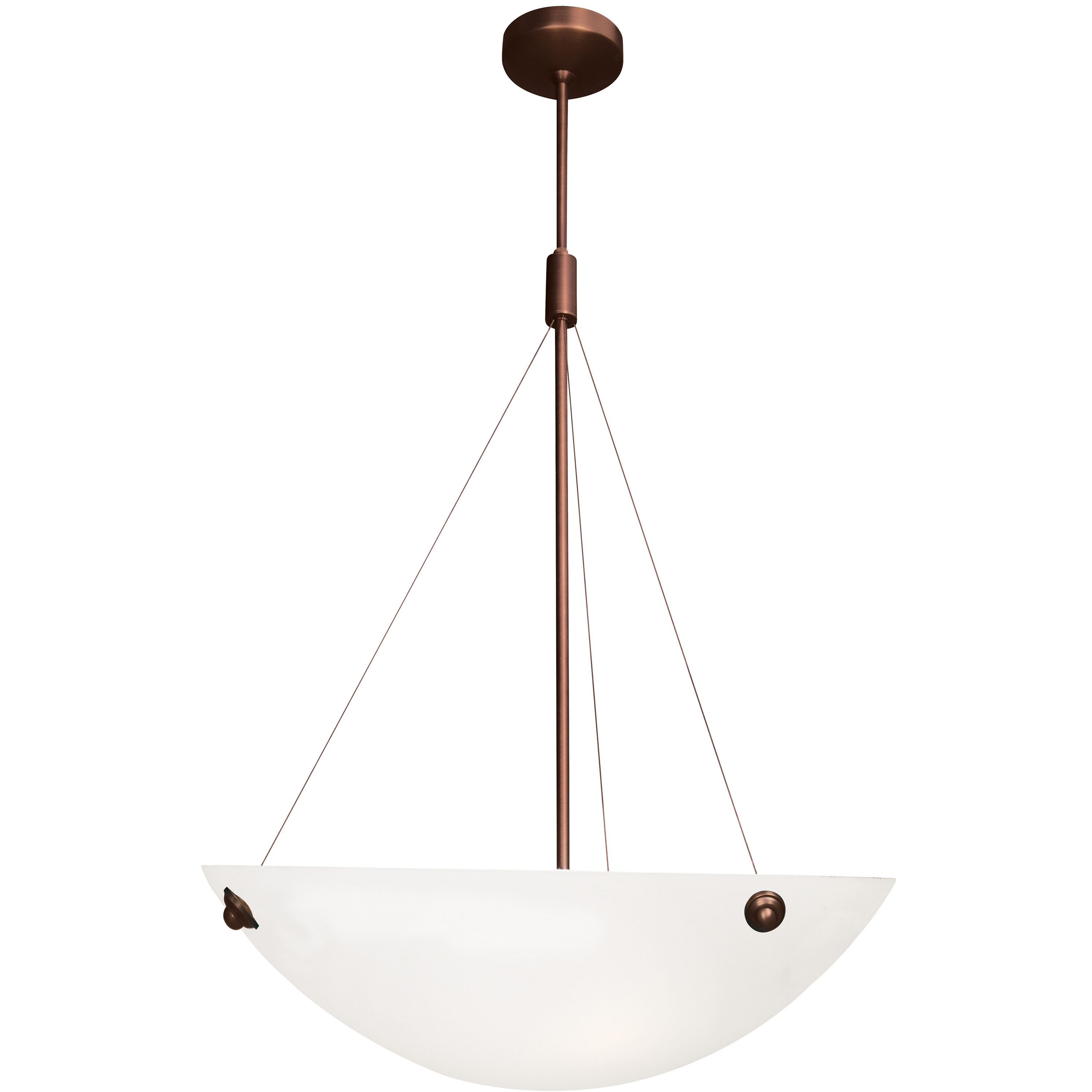 Access Lighting 23072-BRZ/WHT Noya 4 -Light Bronze Transitional Geometric Medium Hanging Pendant light