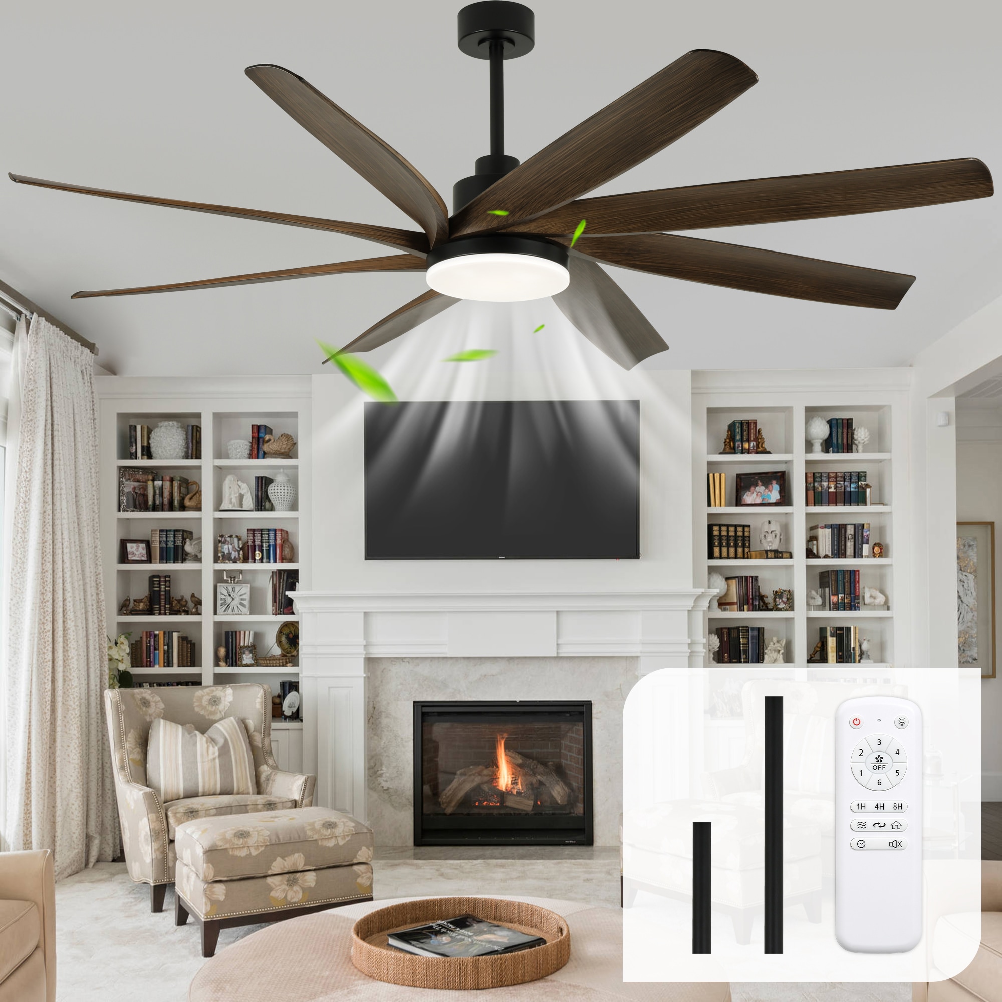 Oaks Decor DC257201 Ceiling-Fans - View #2