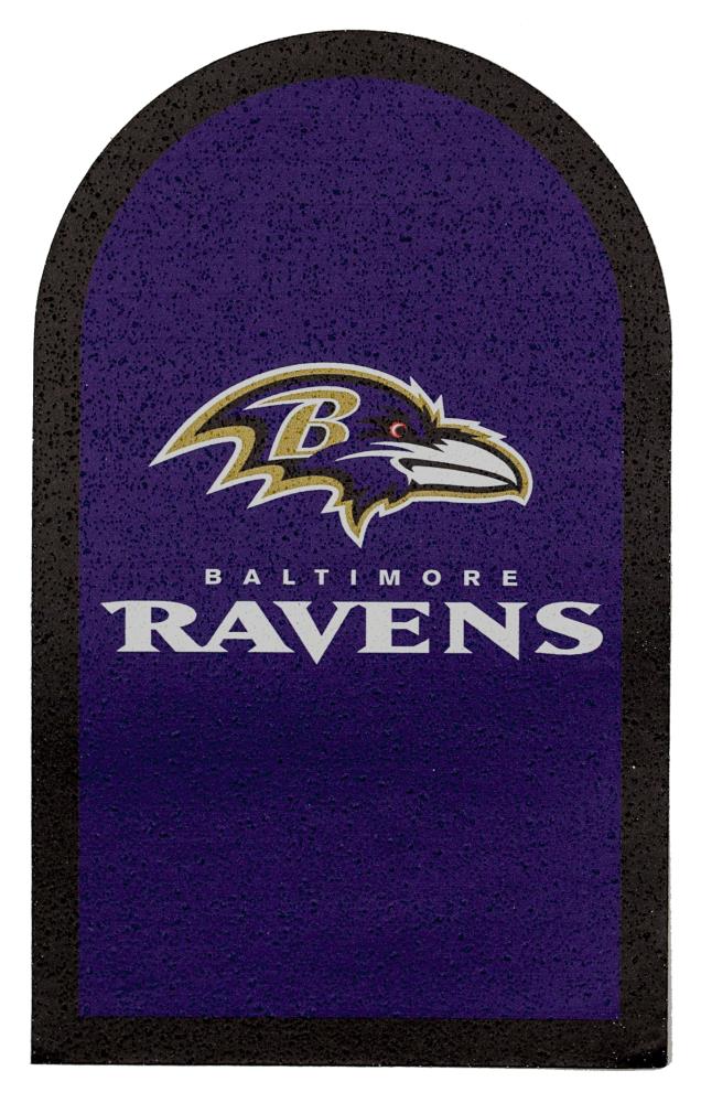 Baltimore Ravens Oak Bar Shelf