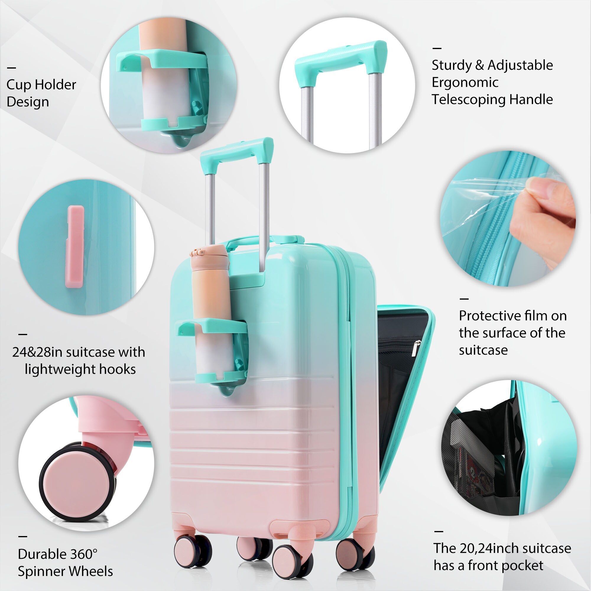 SINOFURN SYD9600003LB Luggage-And-Luggage-Sets - View #3