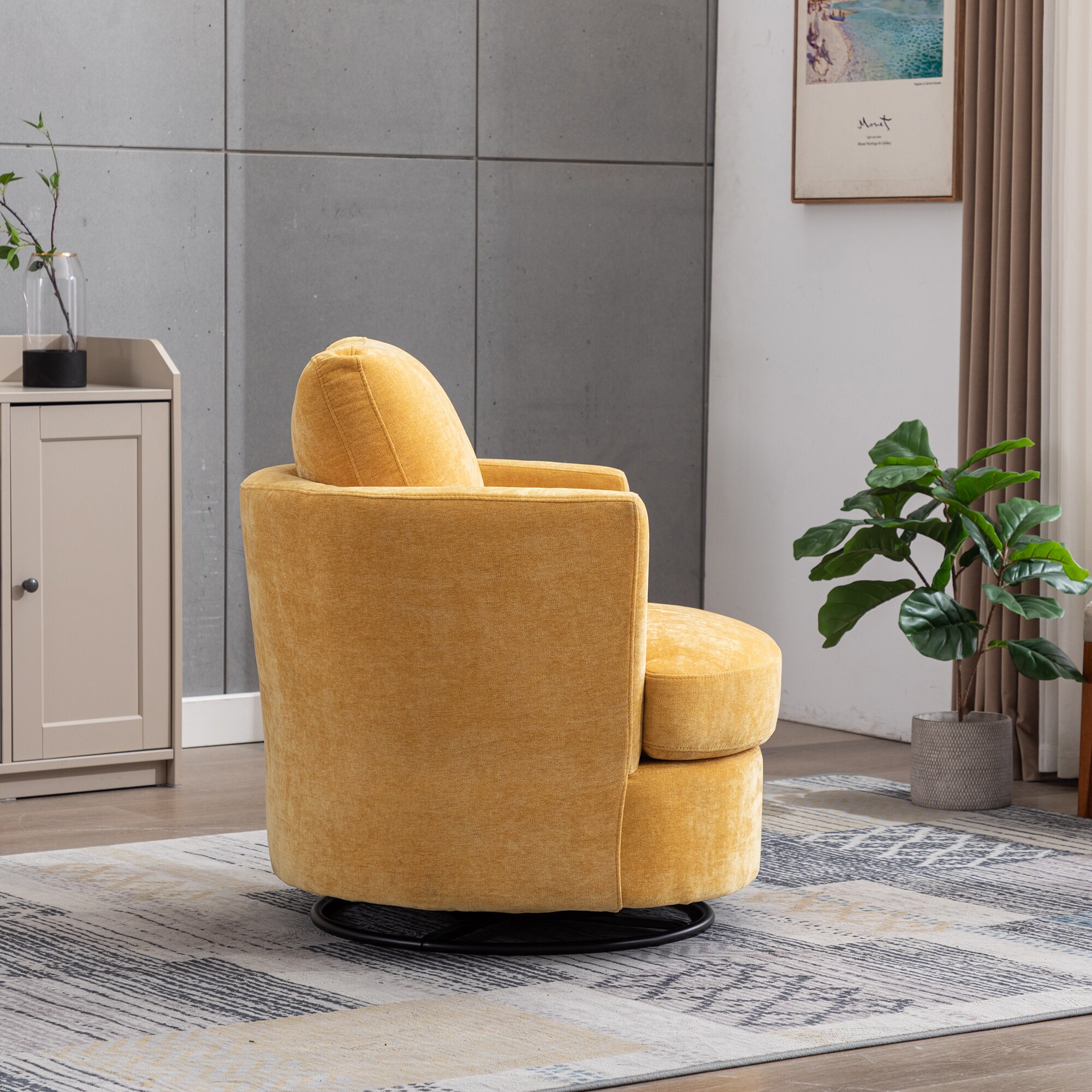 Aortzio HM-A1005-MUSTARD chairs - View #5