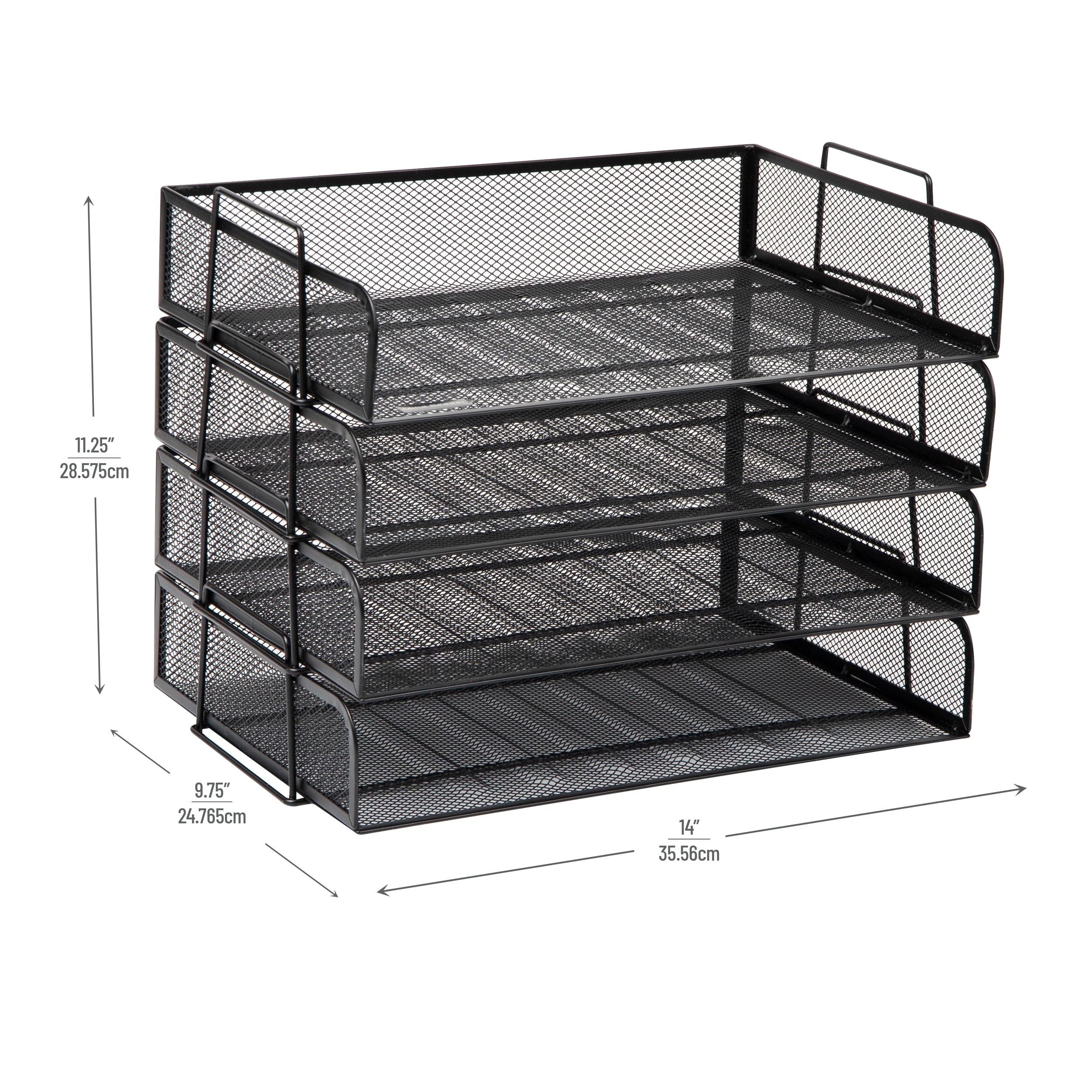 Mind Reader DSTACK4-BLK Desktop-Organizers - View #3