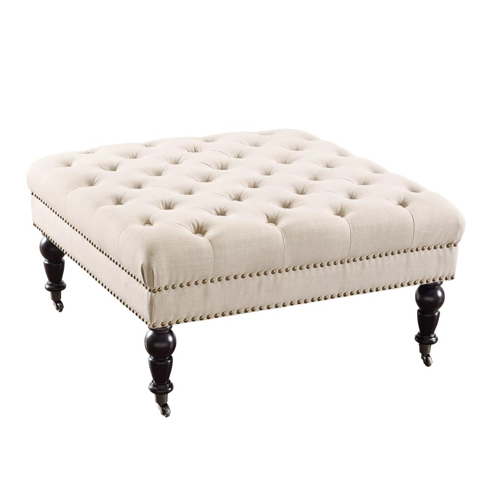 off white ottoman