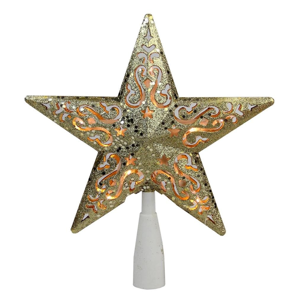 Details about   LED Light Christmas Tree Topper Party Ornament Battery Operated Xmas Decor Hot 