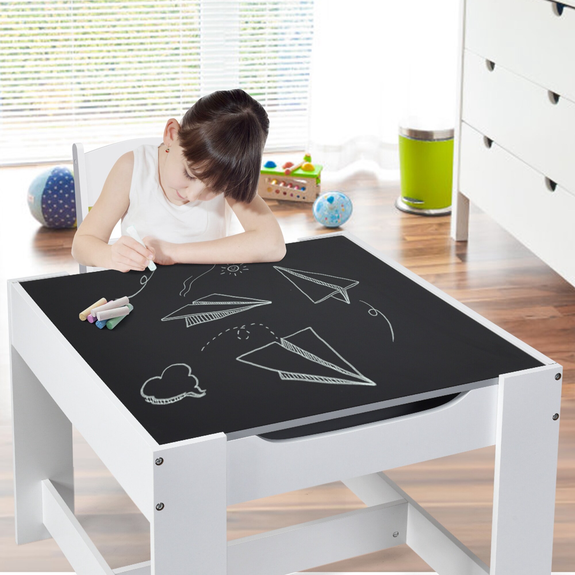 Costway BB5518HS Kids-Play-Tables - View #5