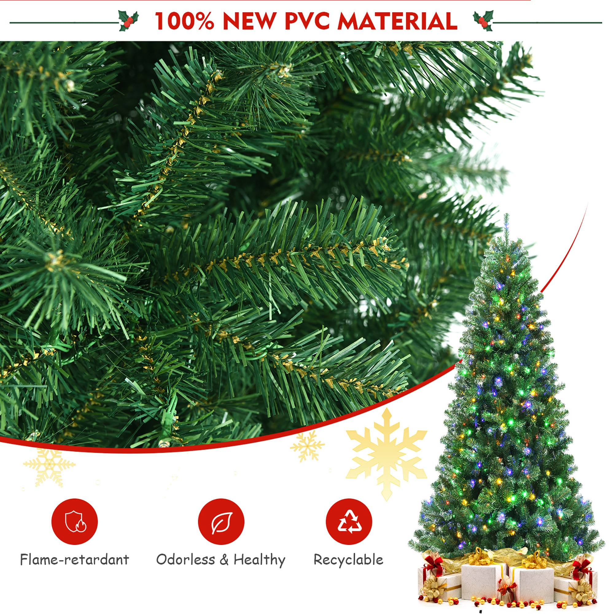 Costway CM23527US Artificial-Christmas-Trees - View #4