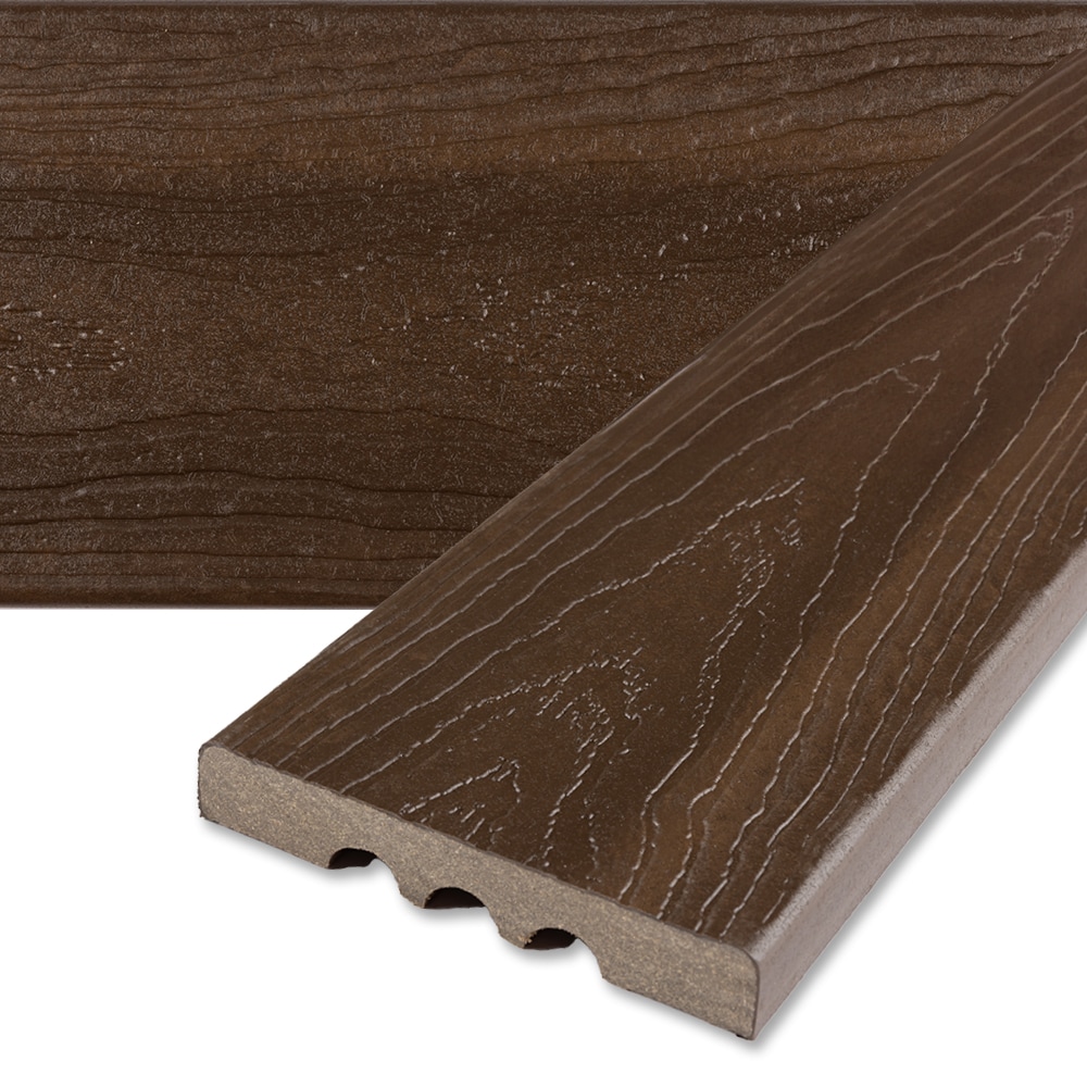 Envision Outdoor Living Products 41001544 Ridge Premium 12-in Black Walnut Composite Deck Board (Sample)