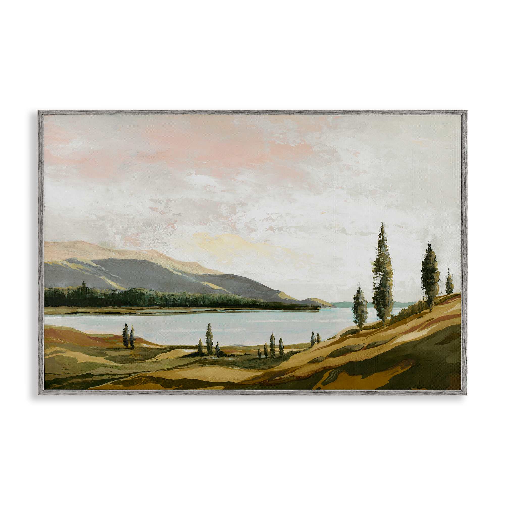 Stupell Industries BS-813-GFF-16X24 Calm Scenic Landscape Framed Giclee design by Max Maxx