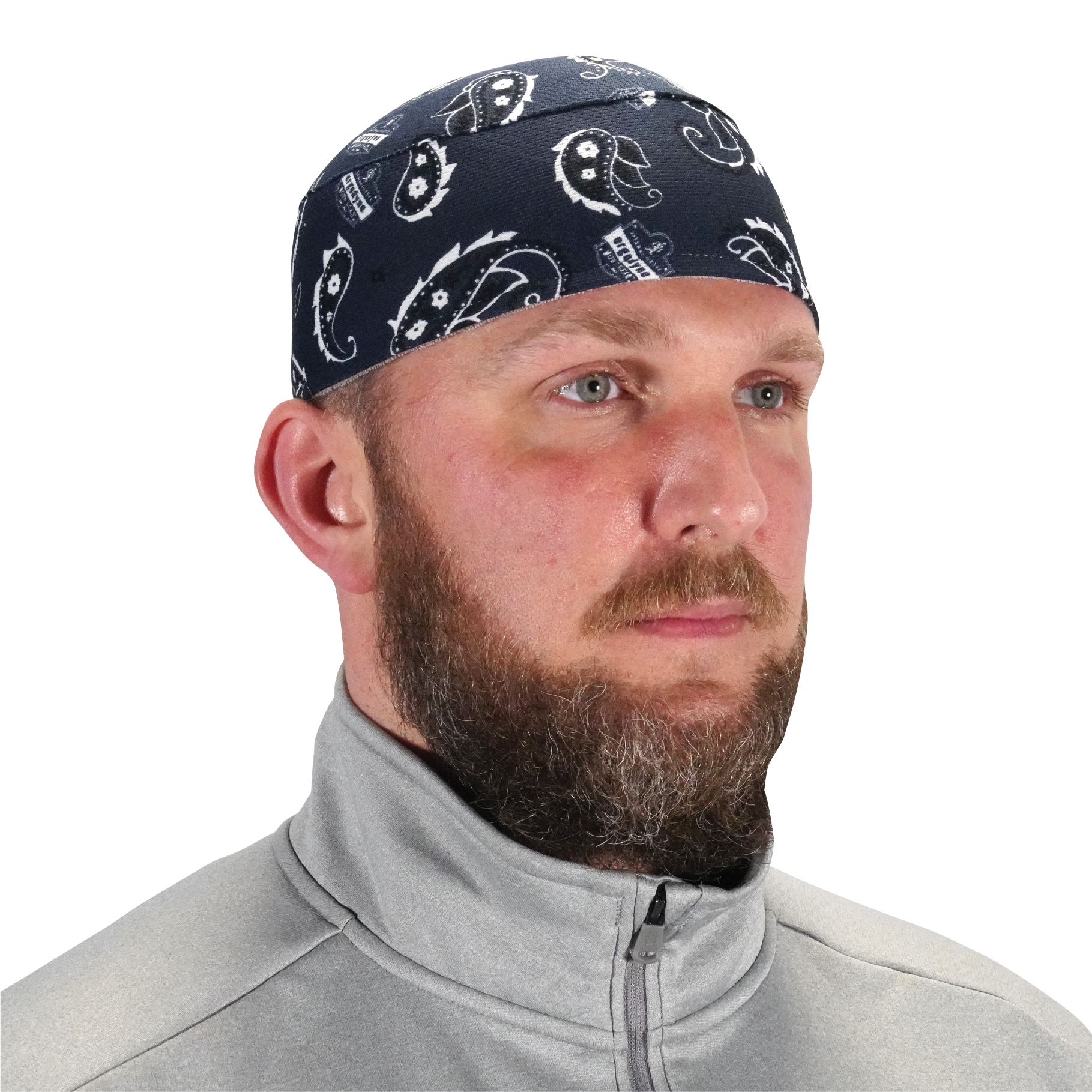 Chill-Its Adult Unisex Navy Western Synthetic Cooling Hat in the