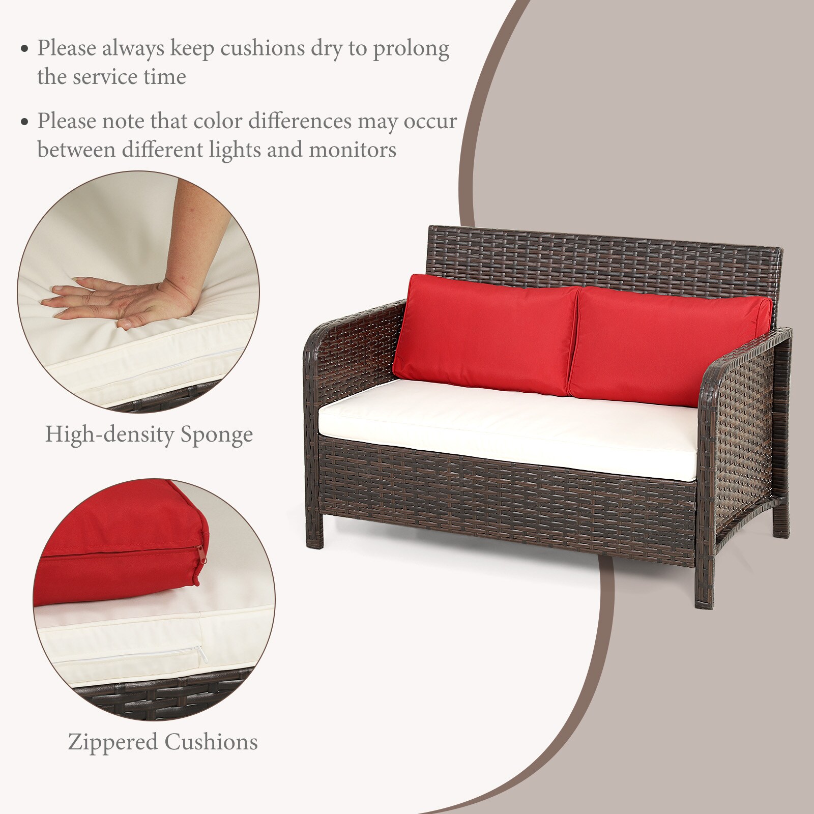 YERIVA O68970DH Patio-Conversation-Sets - View #4