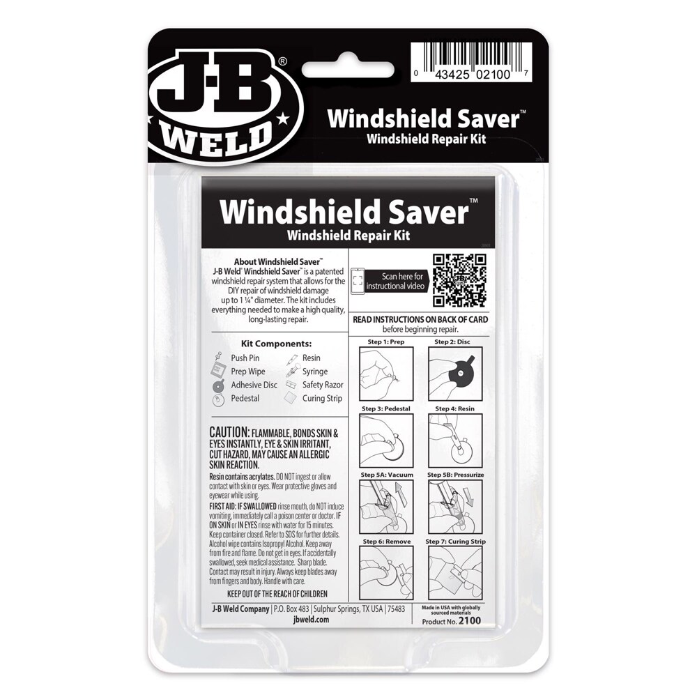 J-B WELD Windshield Saver Windshield and Glass Sealant Paste Clear