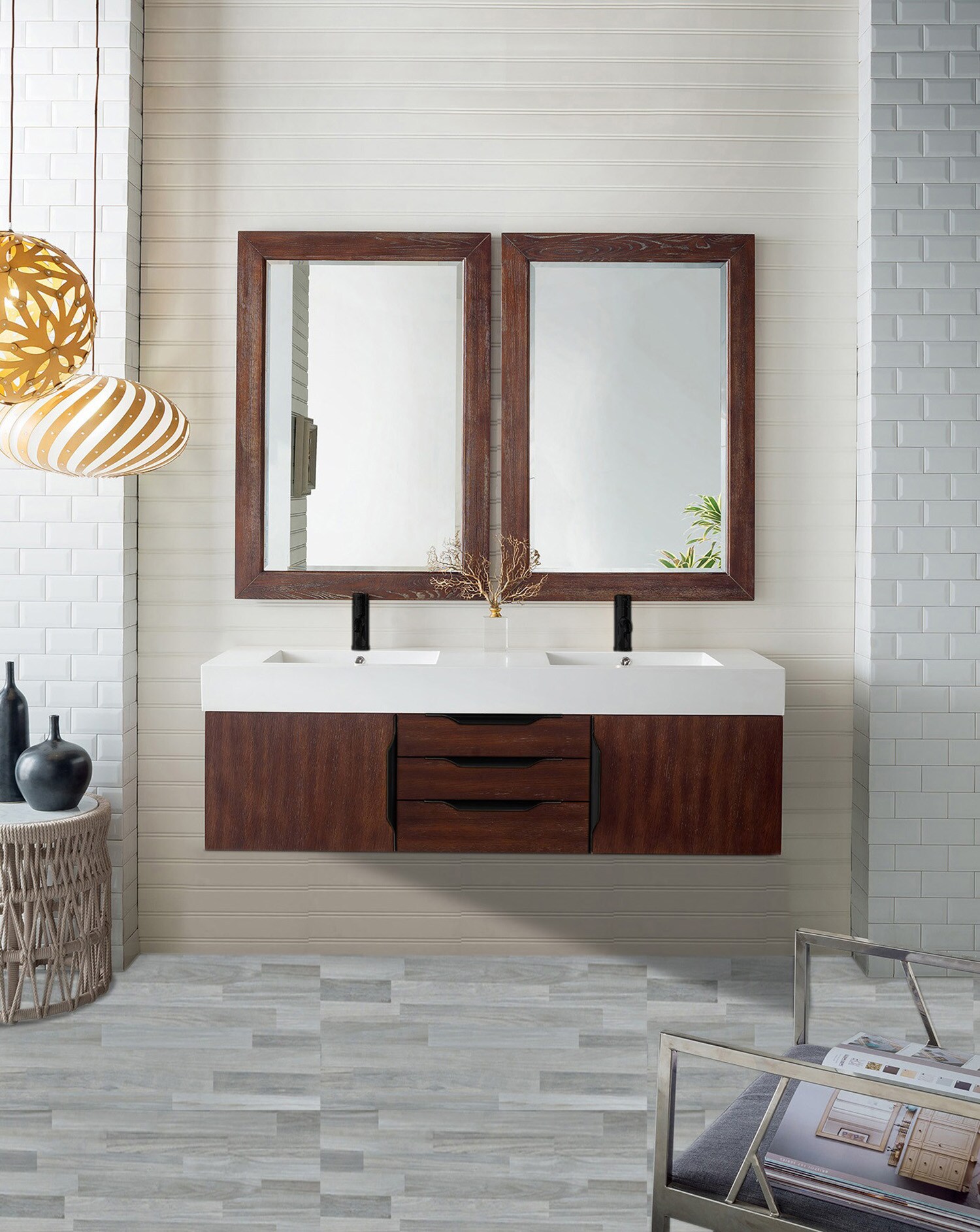 James Martin Vanities 389-V59D-CFO-MB-GW Bath-Vanity-Combo - View #2