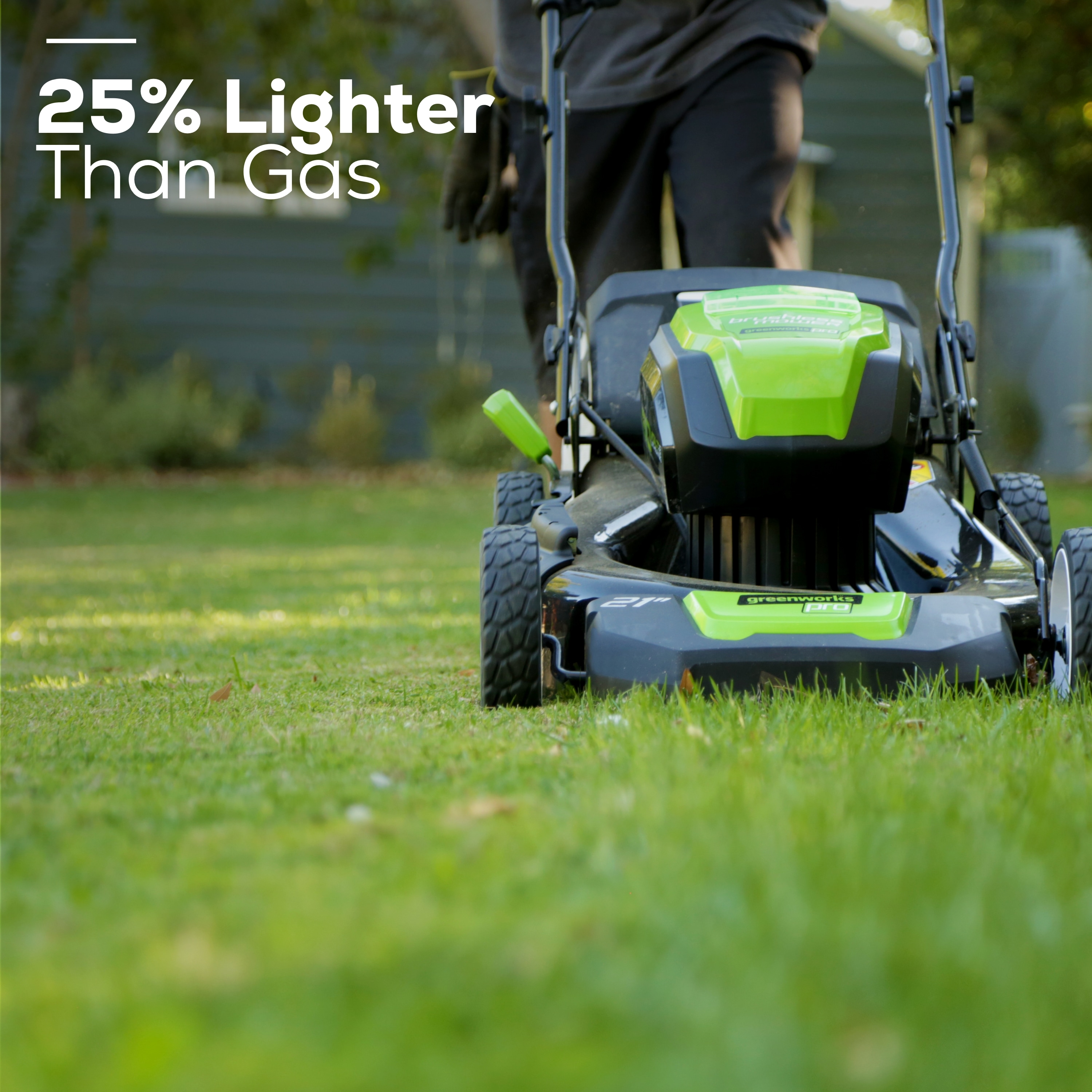 Greenworks Pro 2500402 Cordless-Elec-Push-Mowers - View #9