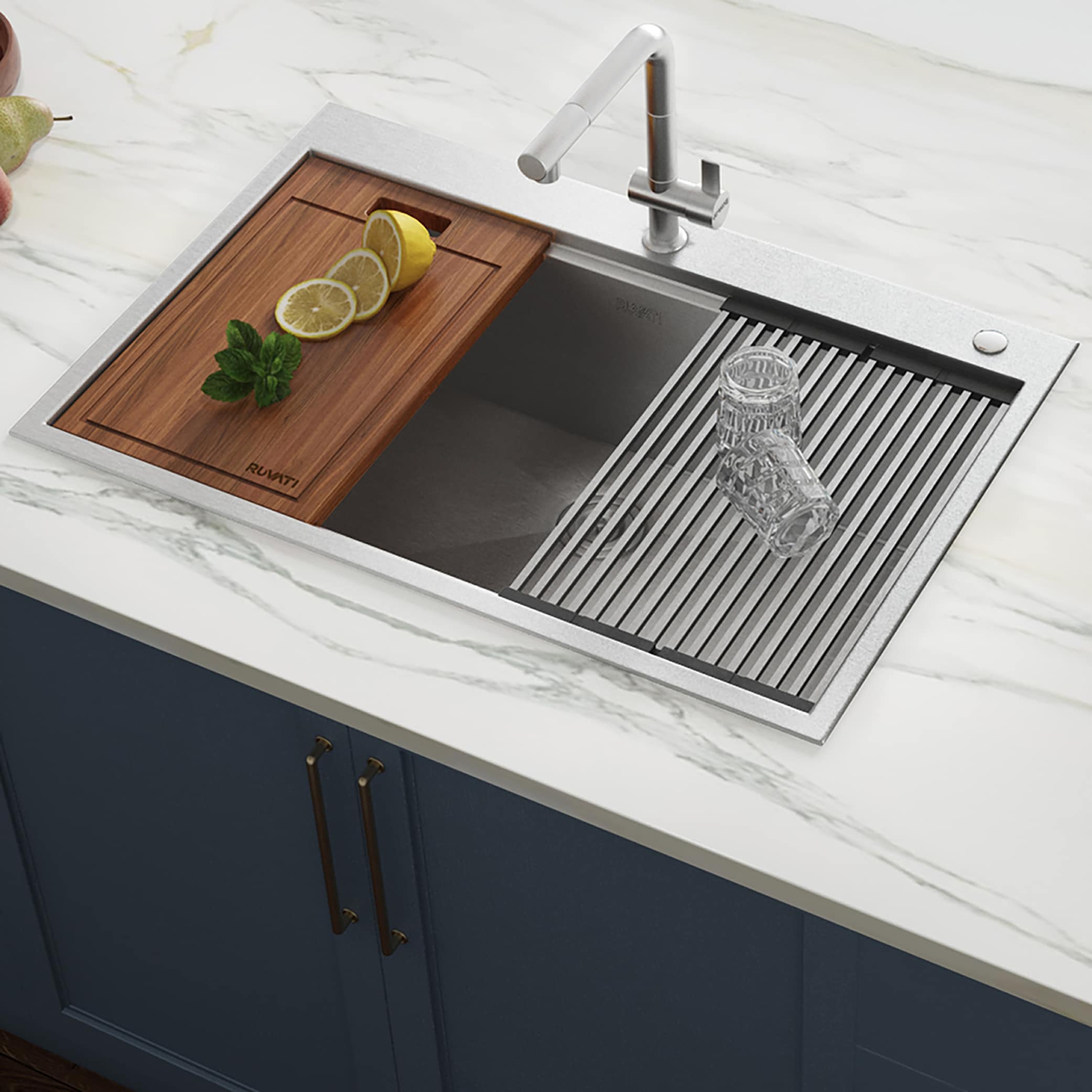 Drop-in Single bowl Kitchen Sinks at Lowes.com