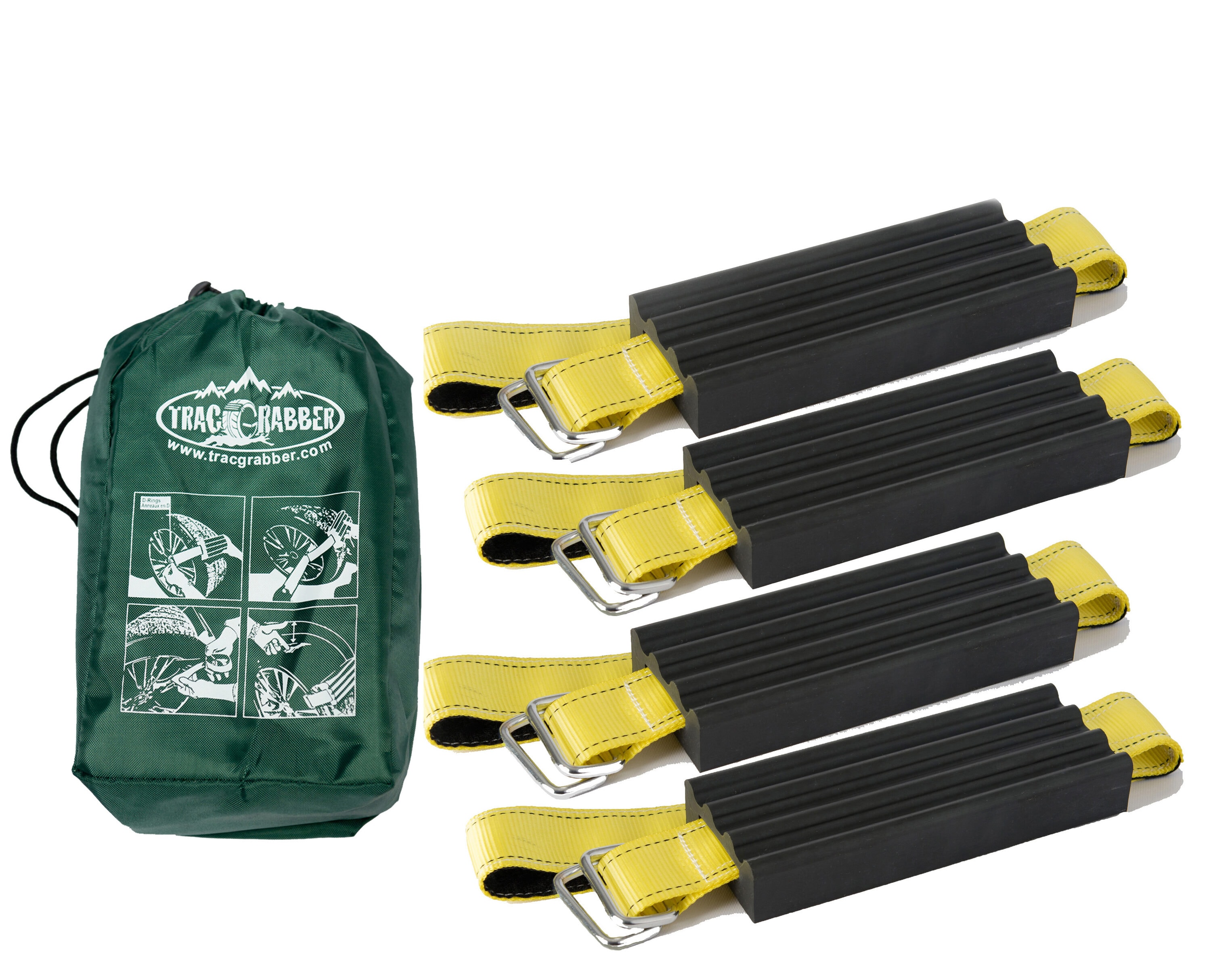 TRAC-GRABBER TG-T02 4 -Pack Tire traction blocks