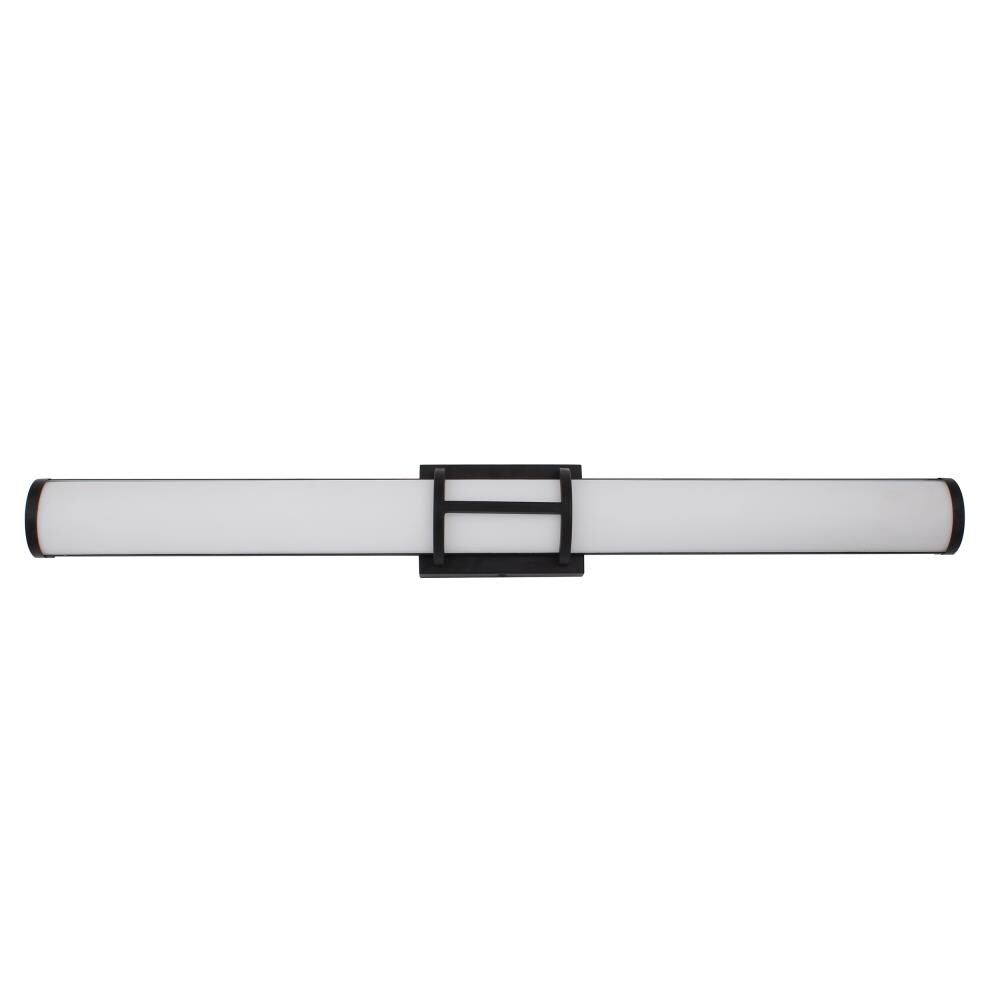 EGLO 204133A Ramaro 35.24-in 1-Light Matte Black LED Transitional Vanity Light