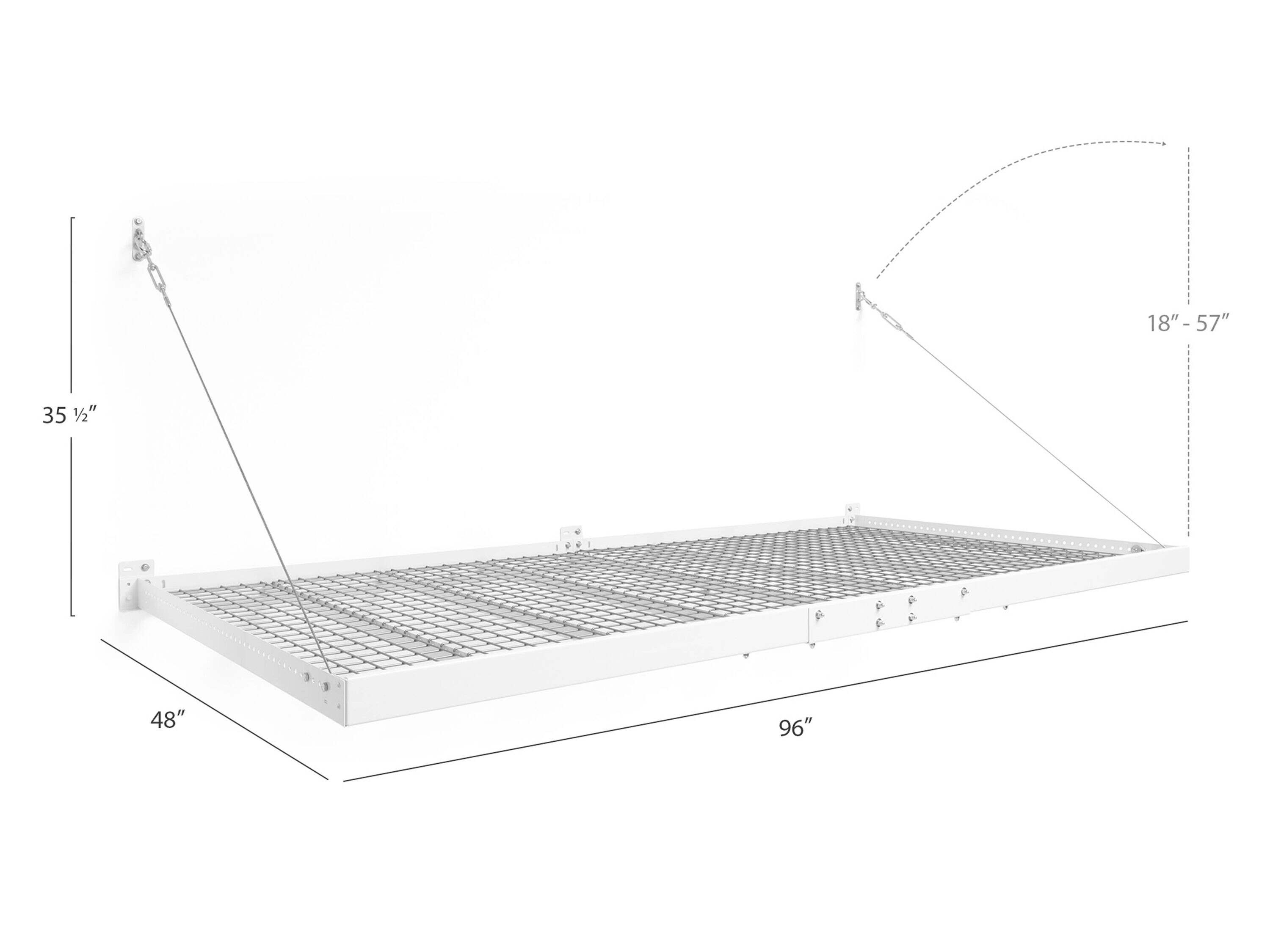 NewAge Products 40409 Wall-Mounted-Shelving - View #5
