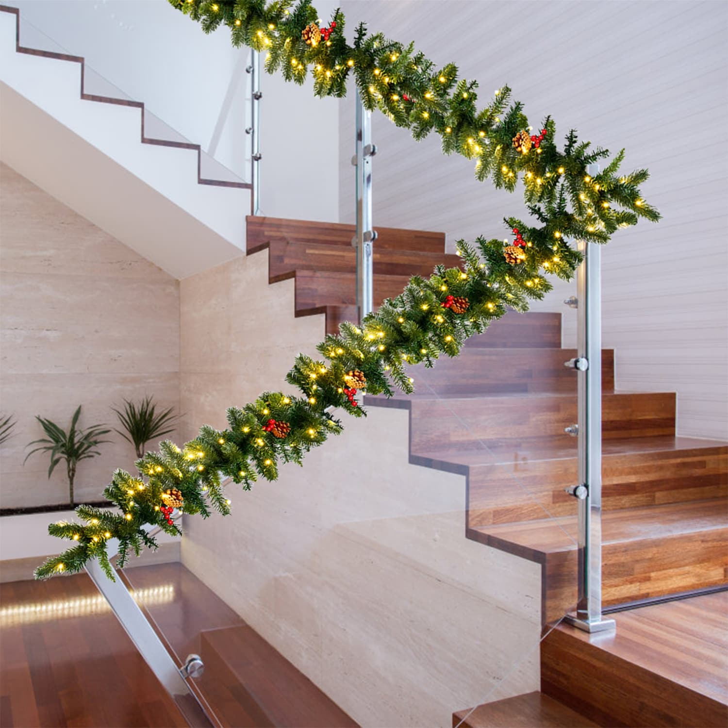 Forclover HYFE-22798 Artificial-Christmas-Wreaths - View #7