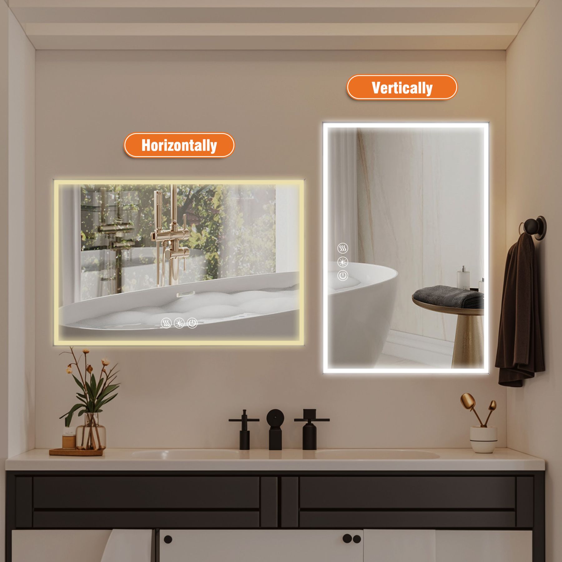 Blisstyle ZZZ1768UHTEUY Framed-Bath-Mirrors - View #12