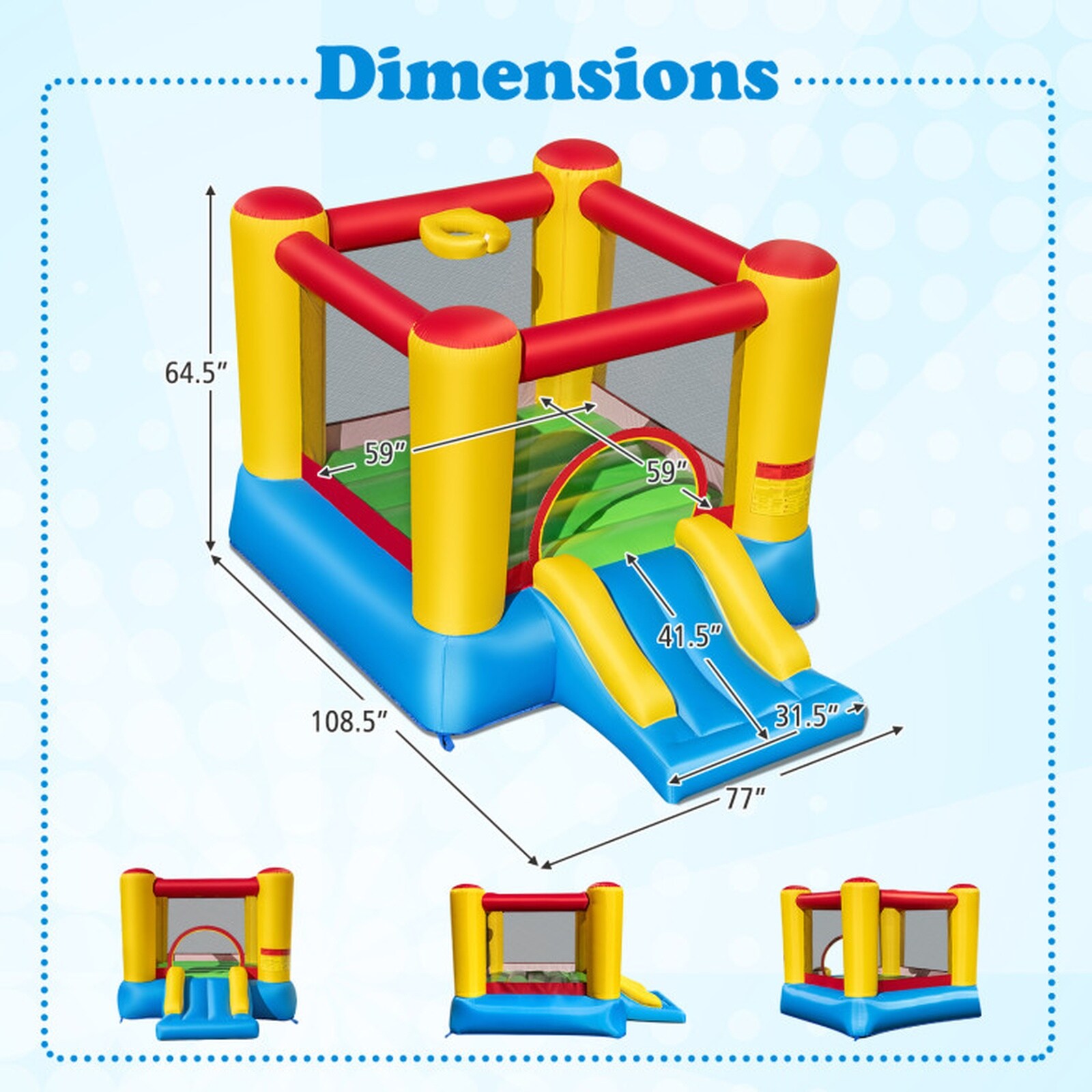 SUGIFT LW102SUGHY0259 Bounce-Houses - View #3
