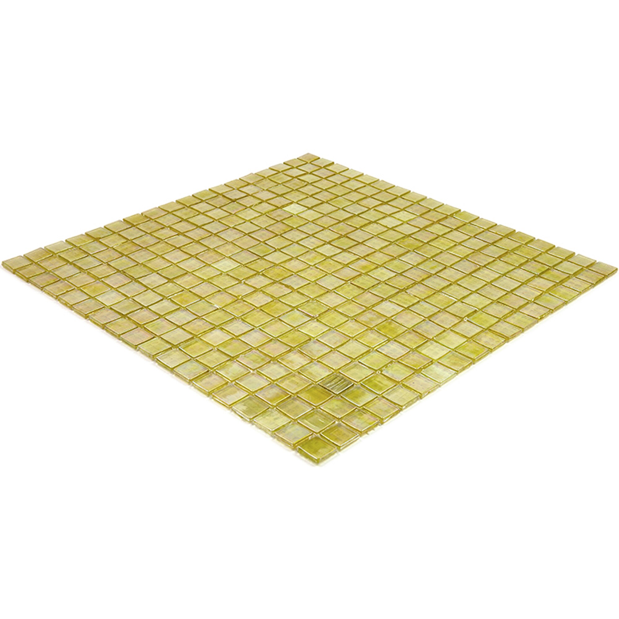 Golden Iridescent Glass Mosaic Tile for Wall and Floor