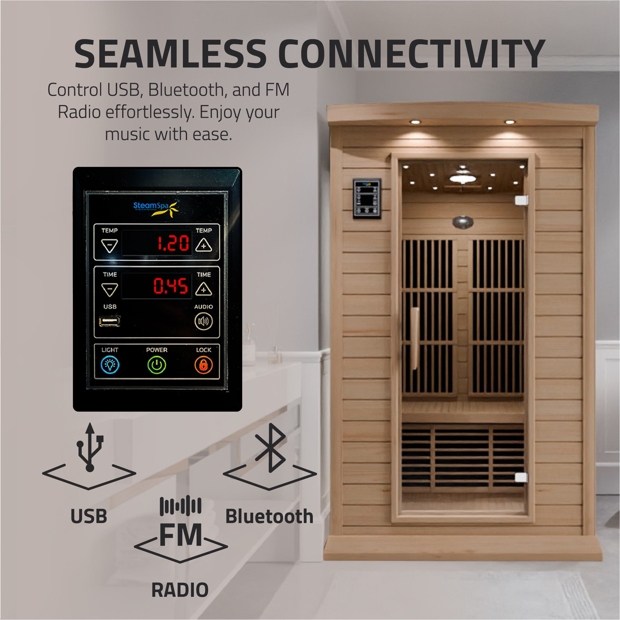 SteamSpa SC-SS0009-0S Indoor-Saunas - View #4