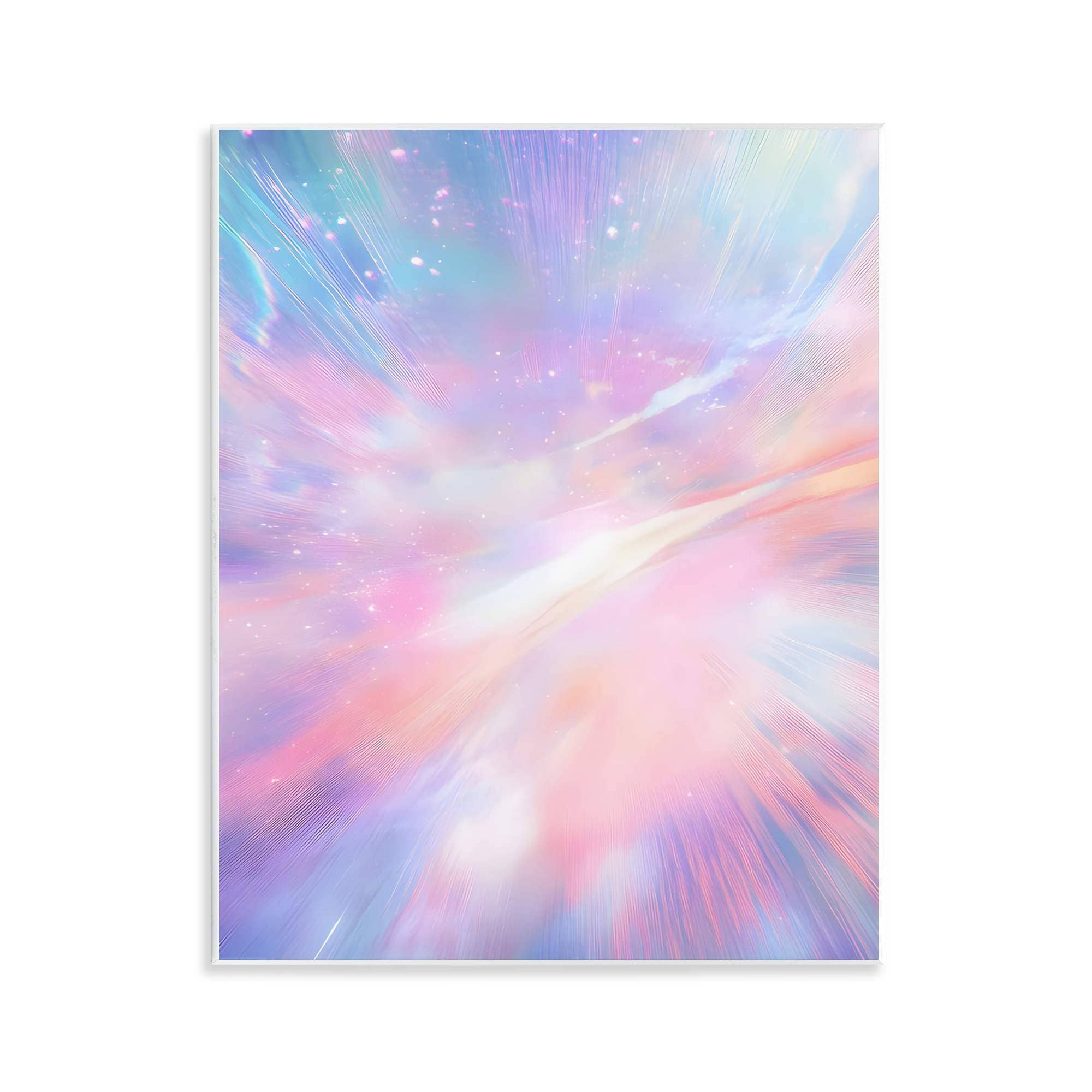 Stupell Industries BT-636-WD-11X14 Iridescent Nebula Abstraction Wall Plaque Art By Franklyn Gregory 11 x 14