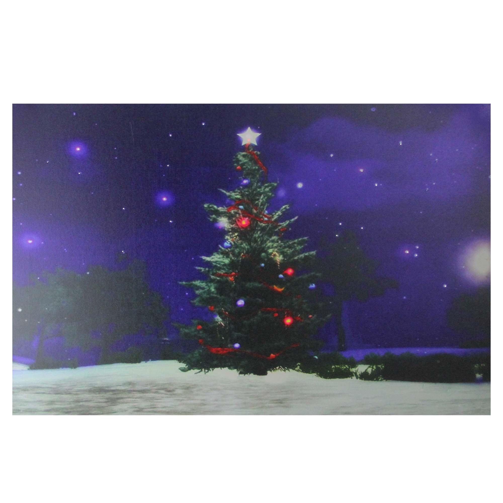 Northlight 32621283 15.75-in Lighted Tree Battery-operated Christmas Decor