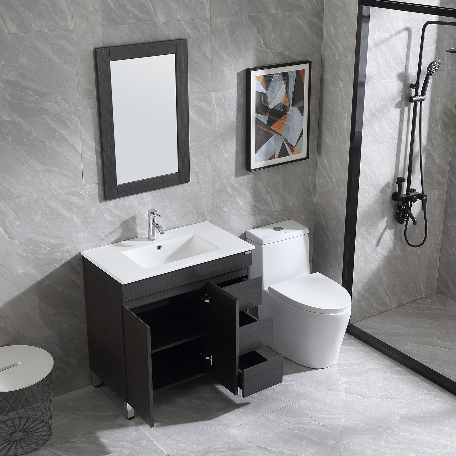 WONLINE USBR4568&USBR4575 Bath-Vanity-Combo - View #13